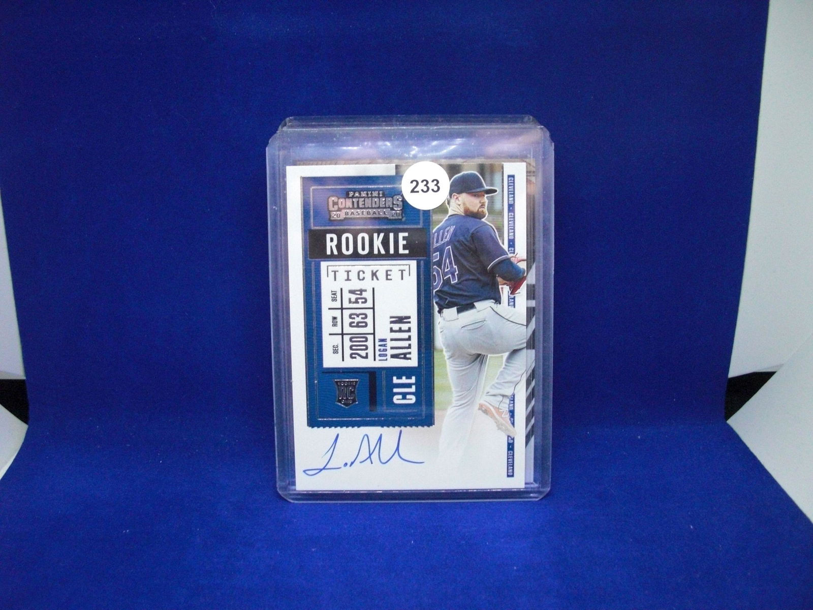 LOGAN ALLEN ROOKIE TICKET AUTO (1 of 1)