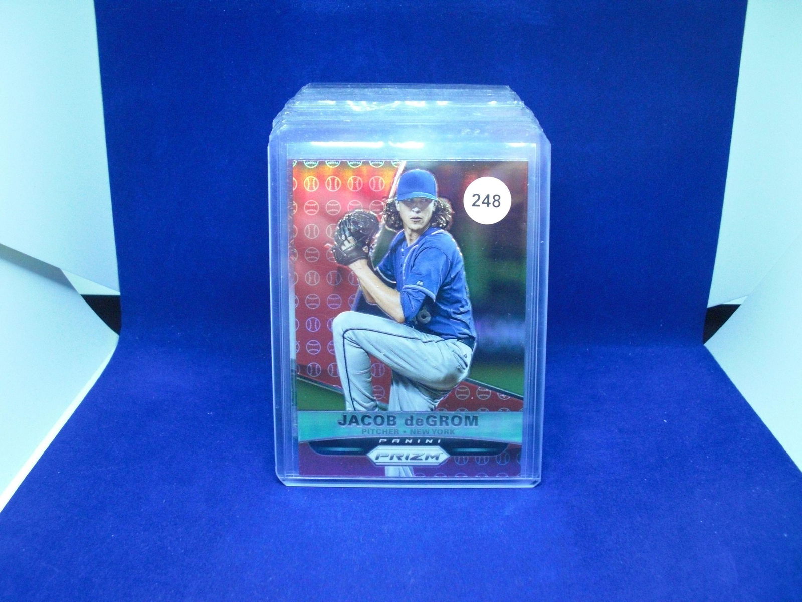 JACOB DEGROM RED PRIZM SP (1 of 1)