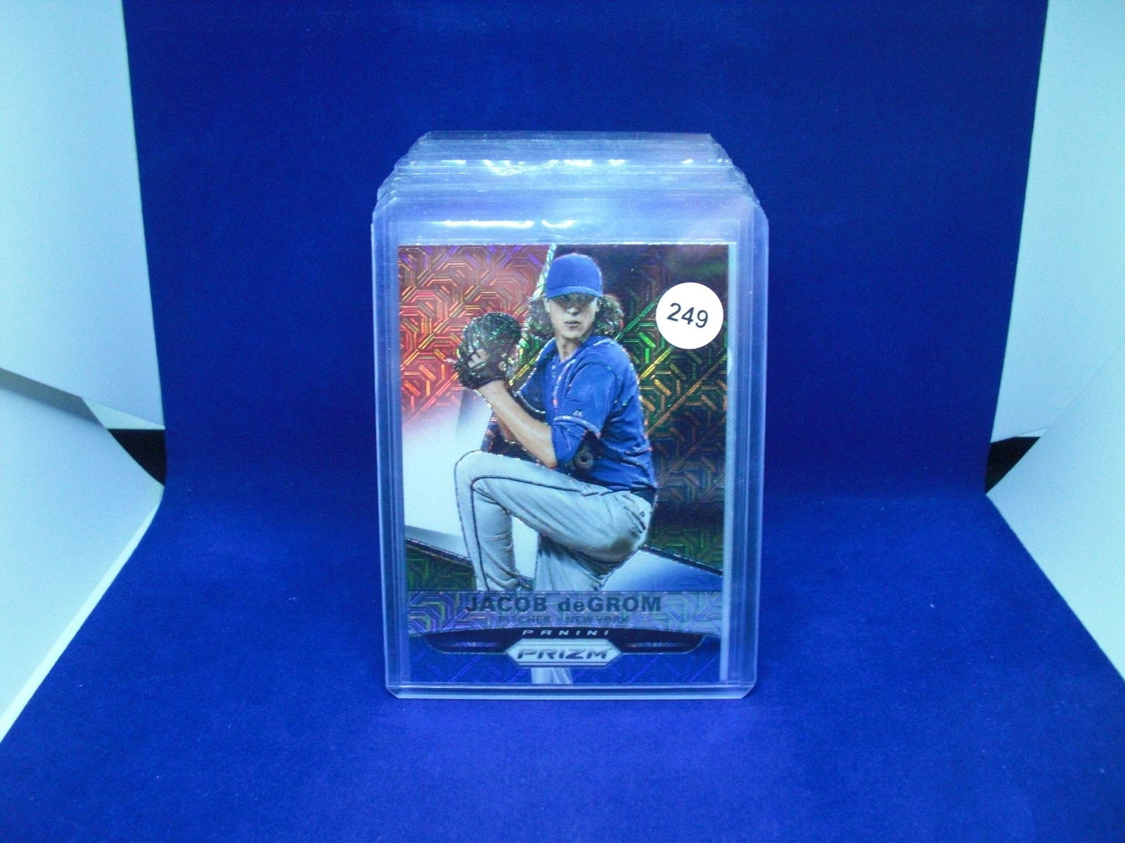 JACOB DEGROM RED WHITE BLUE PRIZM (1 of 1)