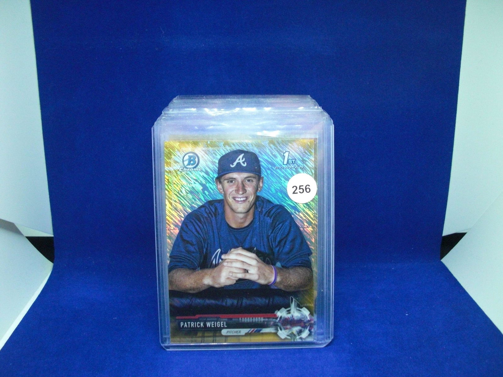 PATRICK WEIGEL 1ST BOWMAN GOLD SPARKLE 25/50 (1 of 1)