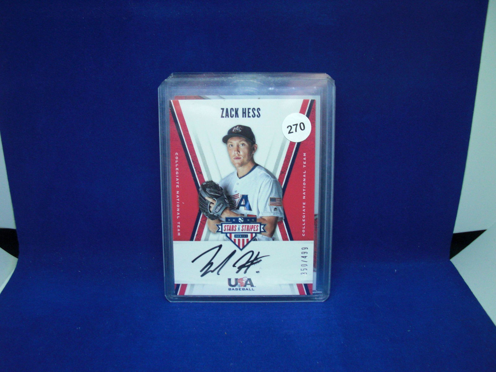 ZACK HESS NUMBERED AUTO 350/499 (1 of 1)