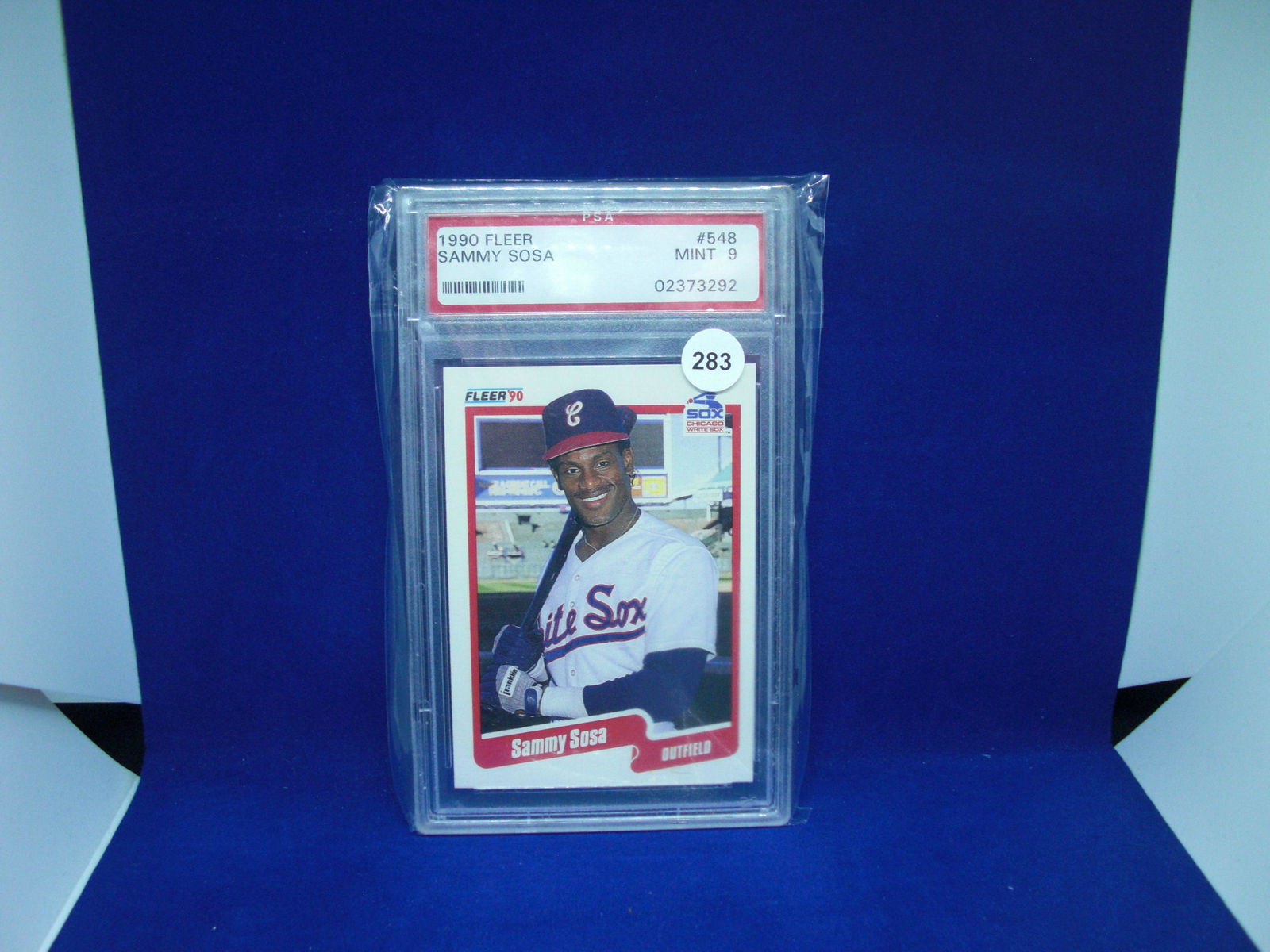 PSA 9 MINT SAMMY SOSA ROOKIE CARD (1 of 1)