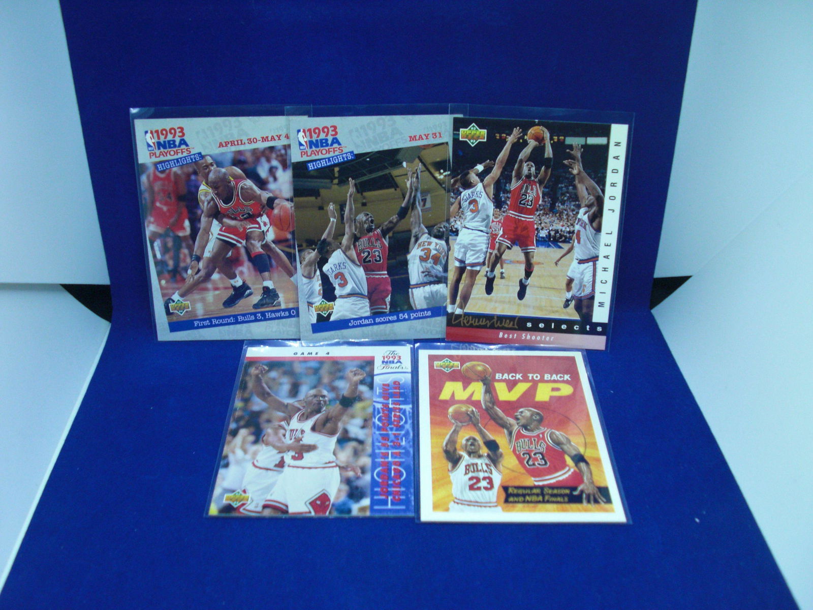 lot of 5 michael jordan cards (1 of 1)