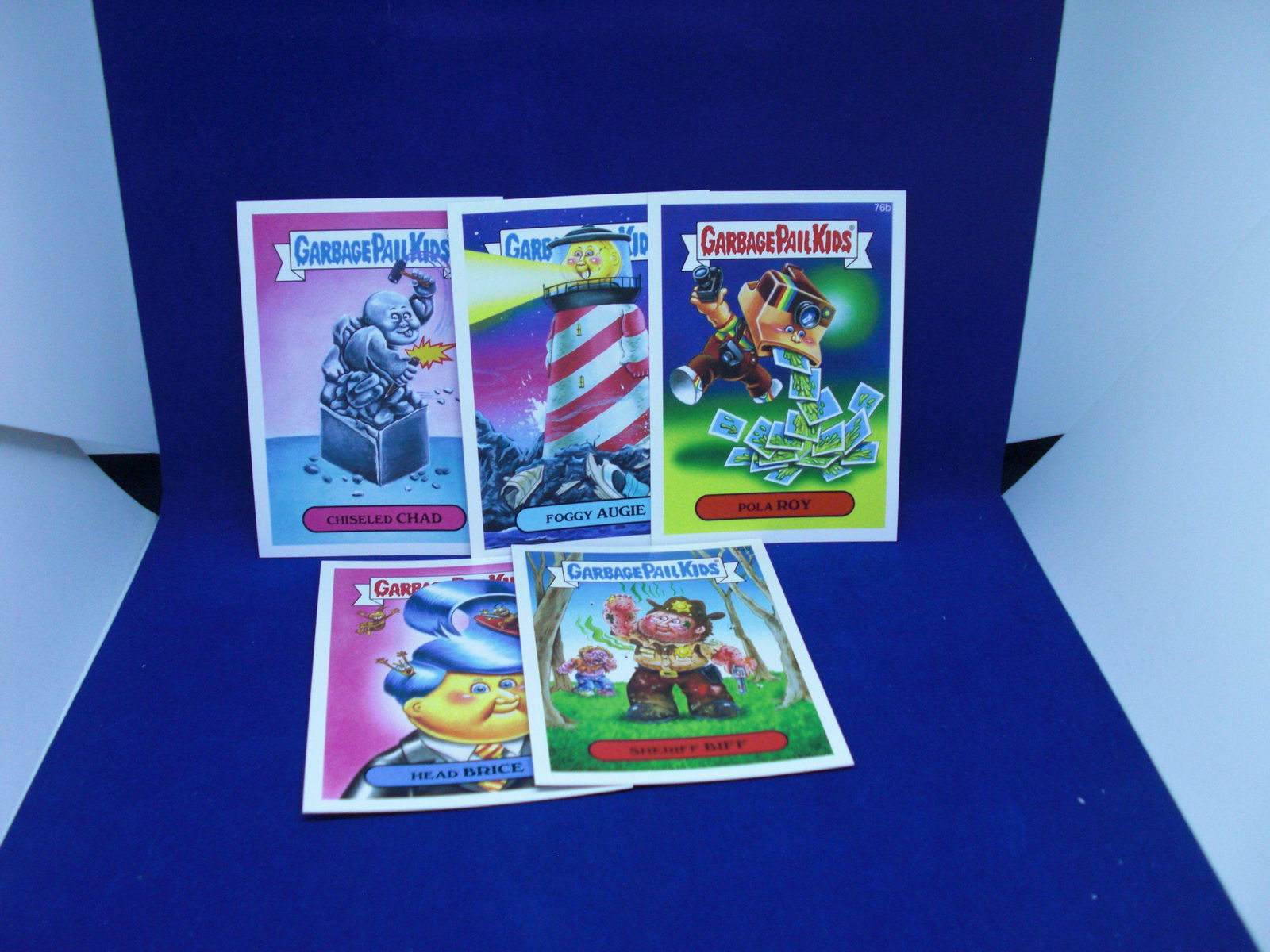 lot of 5 assorted garbage pail kids cards: lot of 5 assorted garbage pail kids cards