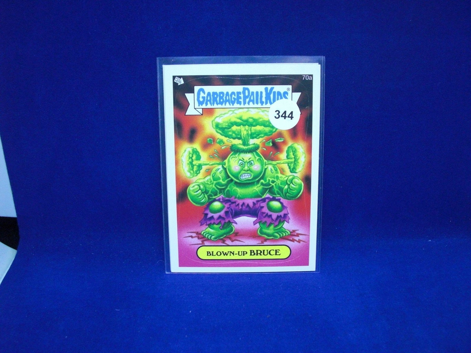 blown up bruce gpk card: blown up bruce gpk card