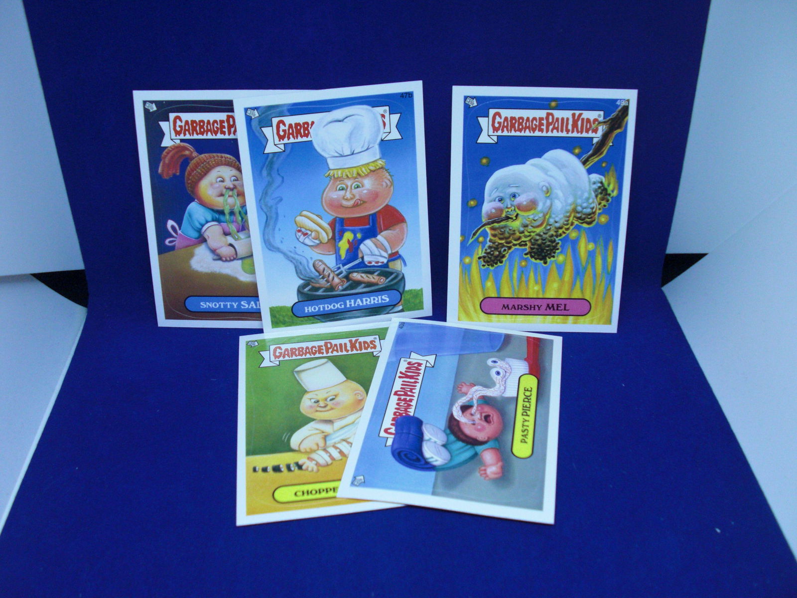 lot of 5 assorted garbage pail kids cards (1 of 1)