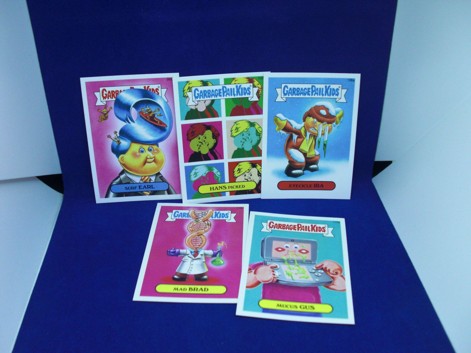 lot of 5 assorted garbage pail kids cards (1 of 1)