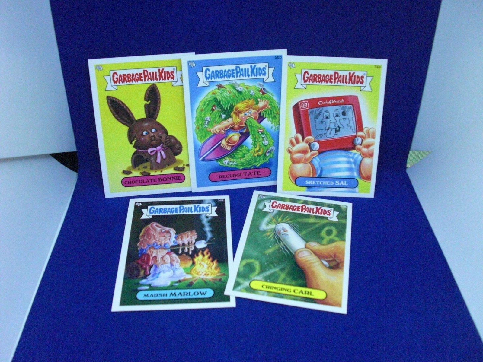 lot of 5 assorted garbage pail kids cards (1 of 1)