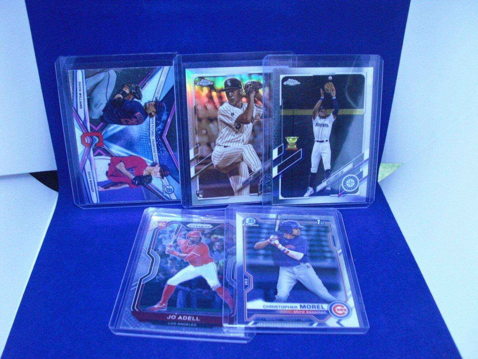lot of 5 baseball cards in top loaders (1 of 1)