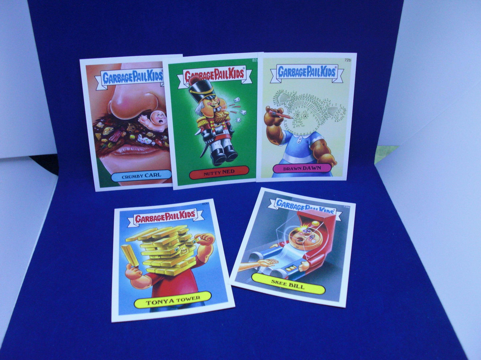 lot of 5 assorted garbage pail kids cards (1 of 1)