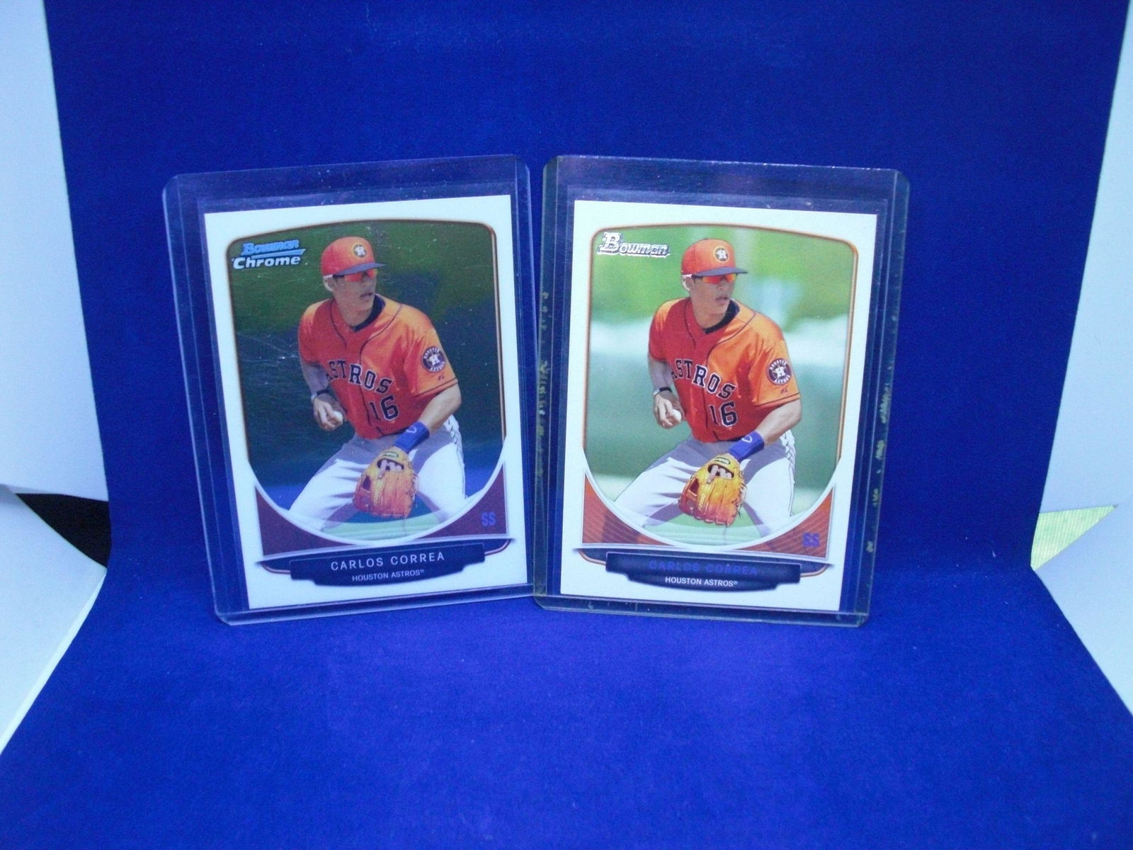 lot of 2 carlos correa bowman prospect (1 of 1)