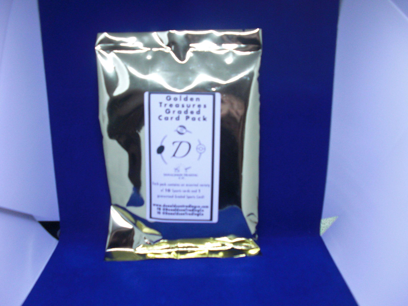 golden treasure graded card pack with 10 cards and 1 slab (1 of 1)