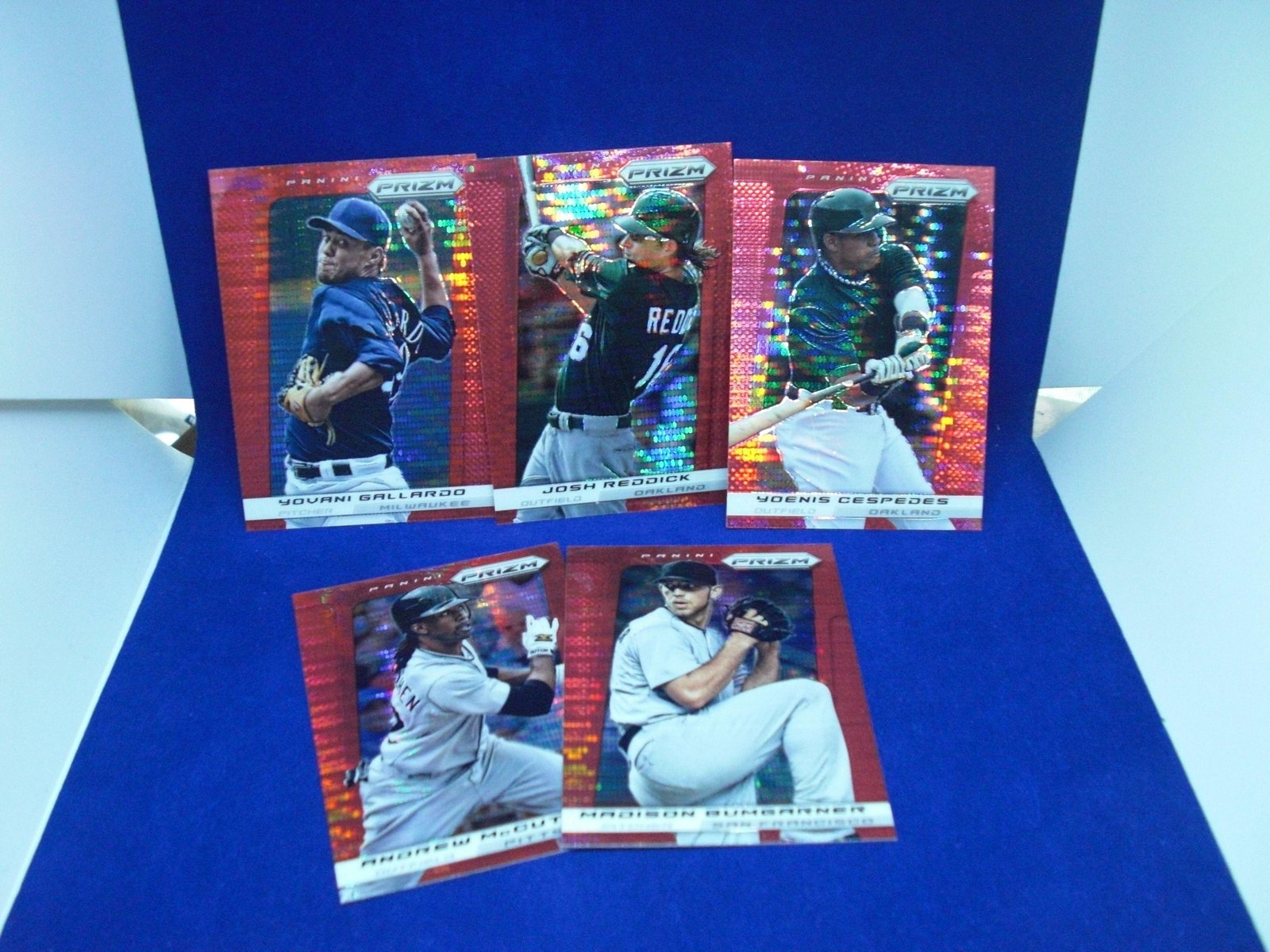 lot of 5 2013 red pulsar prizm baseball: lot of 5 2013 red pulsar prizm baseball