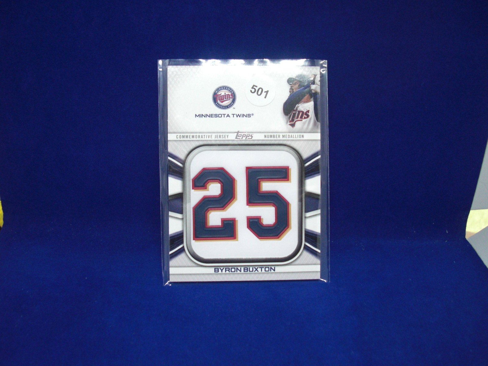 byron buxton number relic card: byron buxton number relic card