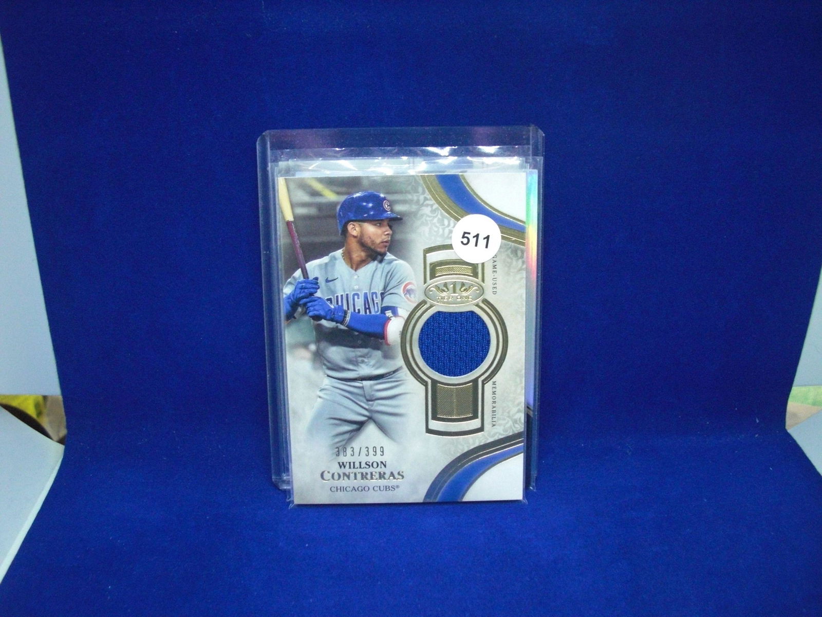 wilson contreras numbered relic 383/399 (1 of 1)