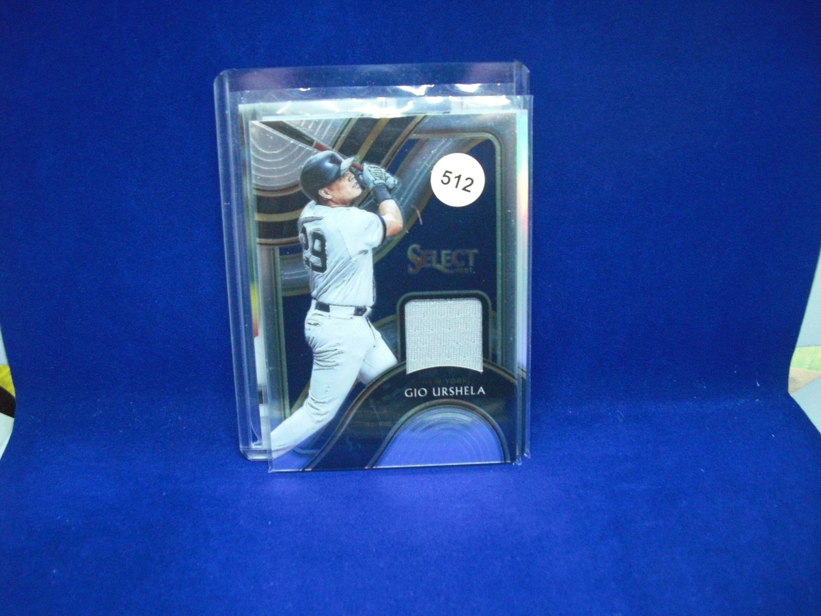 gio urshela slect jersey card: gio urshela slect jersey card