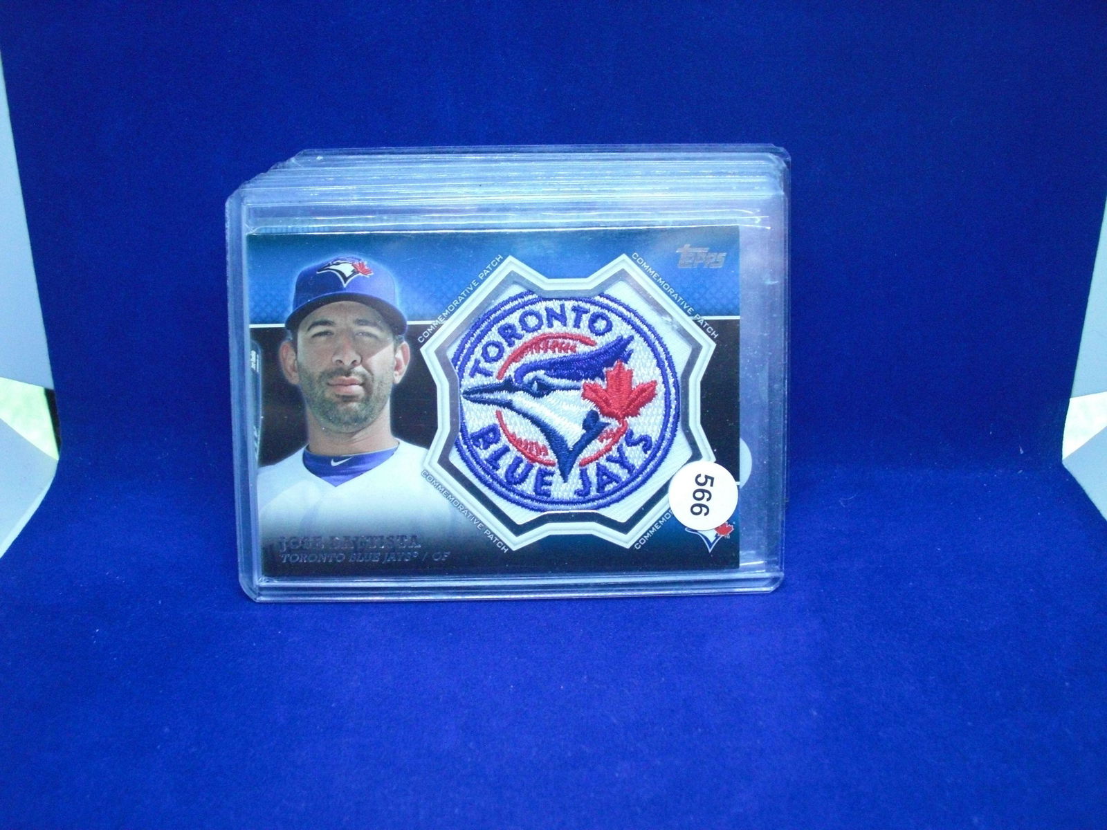 jose bautista bluejays logo patch (1 of 1)