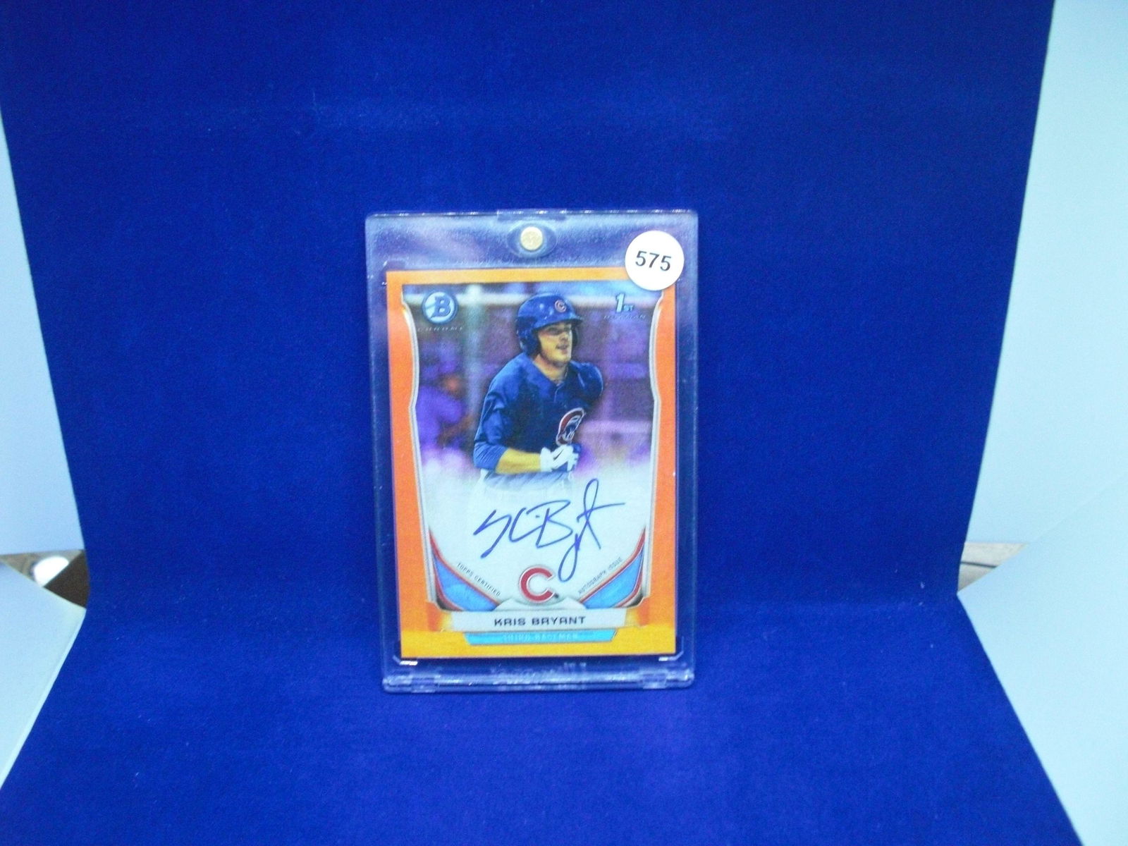 kiris bryant 1st bowman chrome auto orange 06/25 (1 of 1)