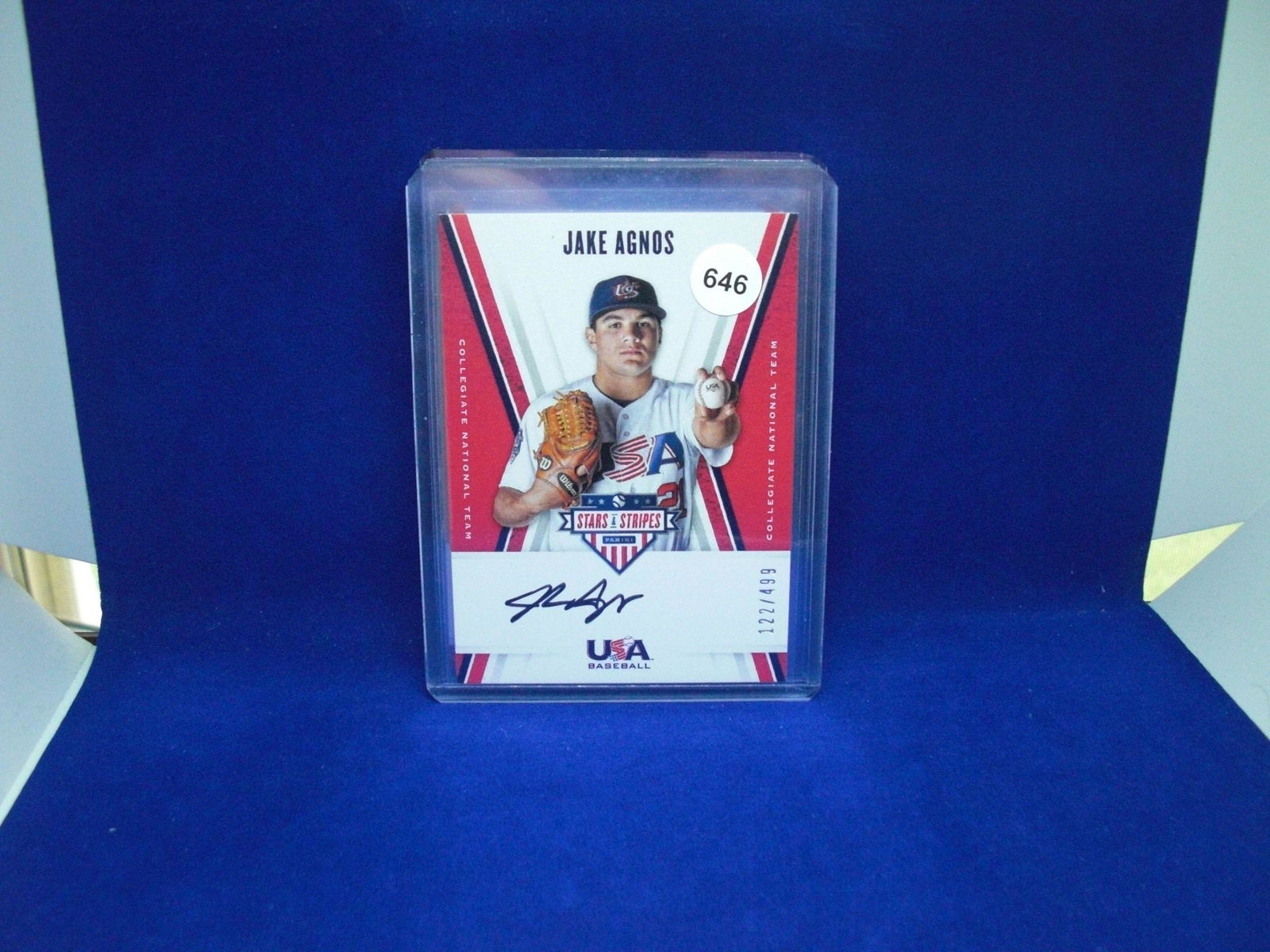 jake agnos team usa auto 122/499 (1 of 1)