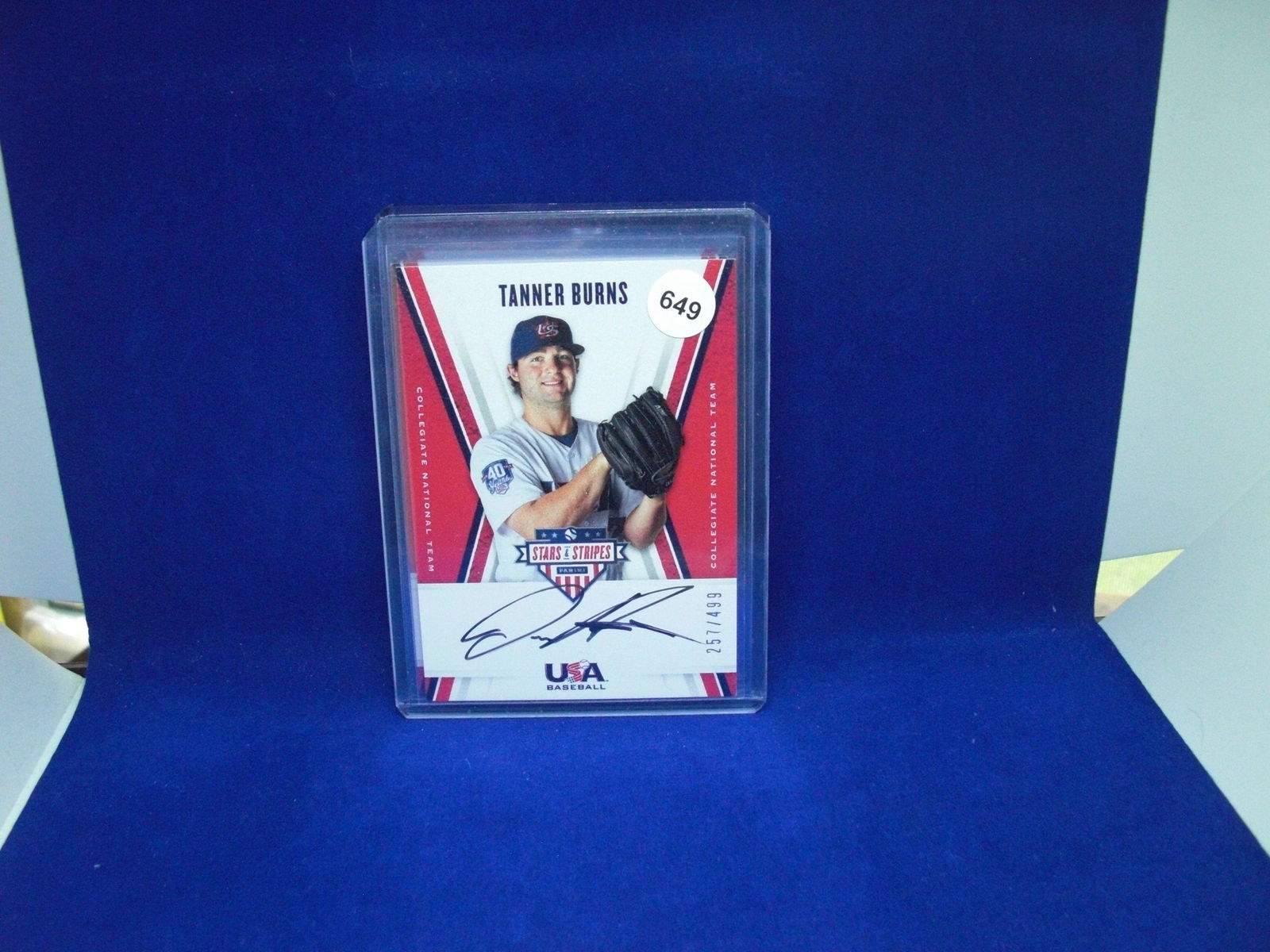 tanner burns team usa auto 257/499 (1 of 1)