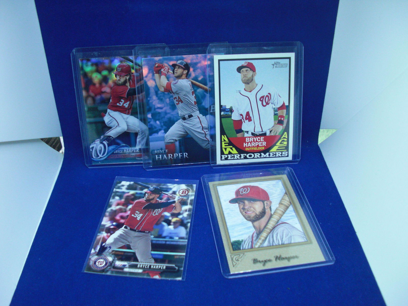 lot of 5 bryce harper cards (1 of 1)