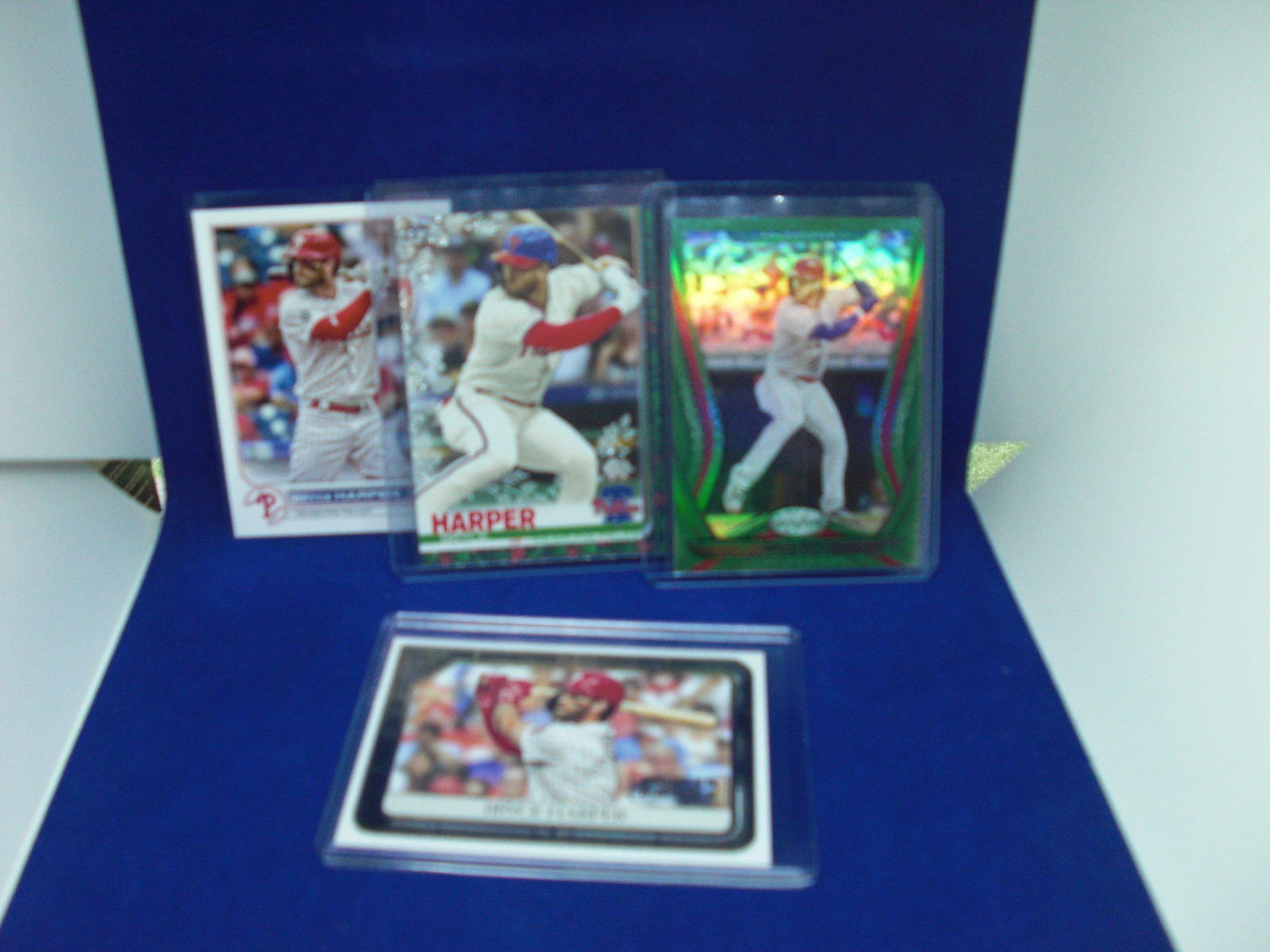 lot of 4 bryce harper cards (1 of 1)