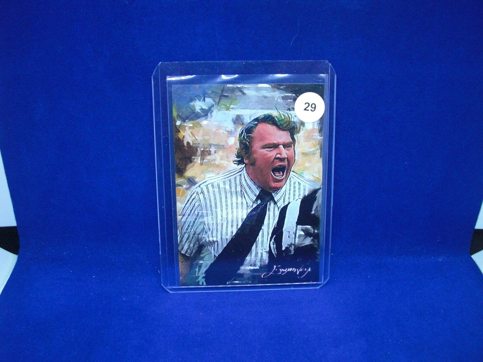 john madden limited edition signed art card (1 of 1)