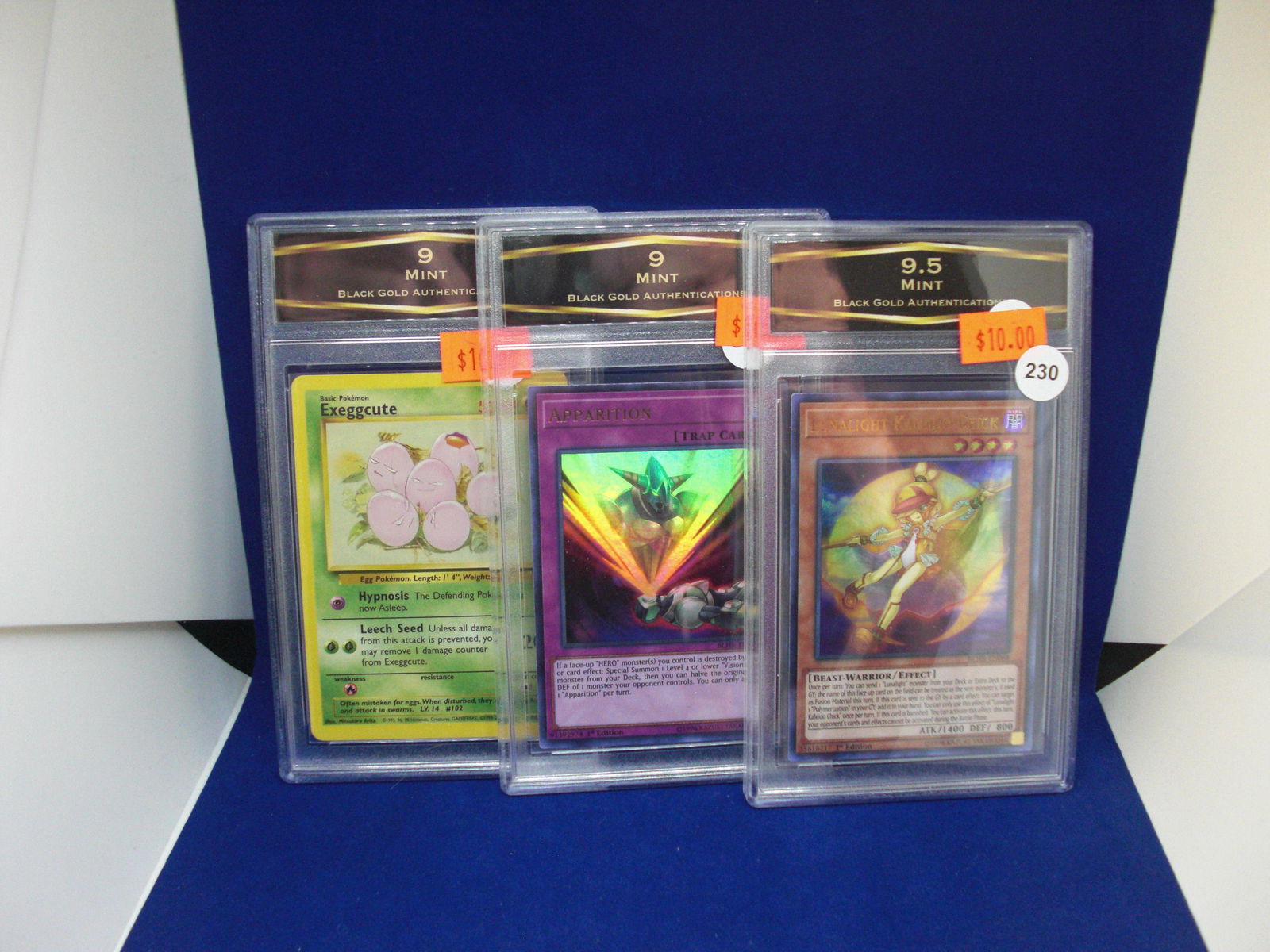 lot of 3 bga graded yu gi oh cards (1 of 1)