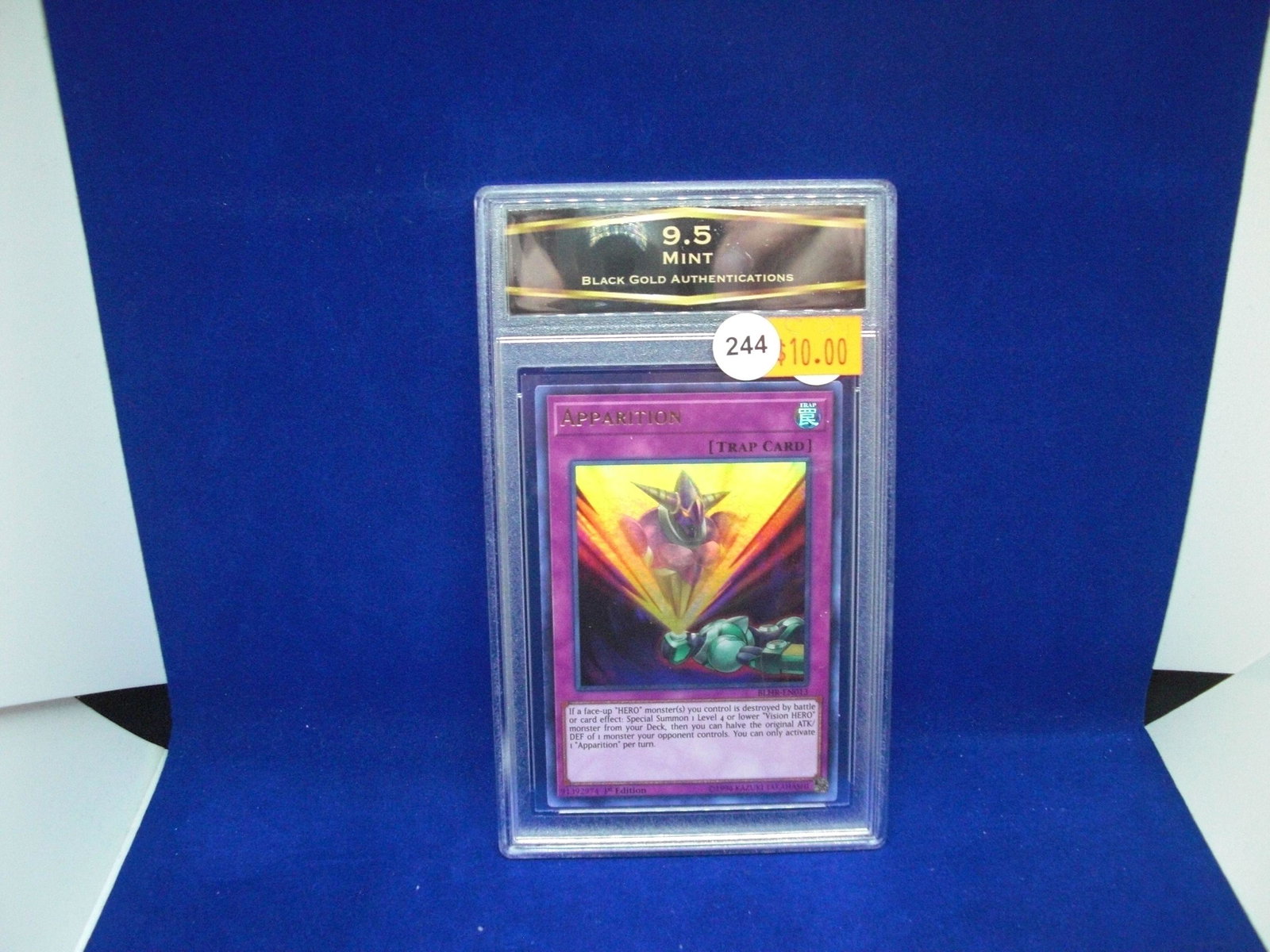 bga 9.5 mint apparation yu gi oh card: bga 9.5 mint apparation yu gi oh card