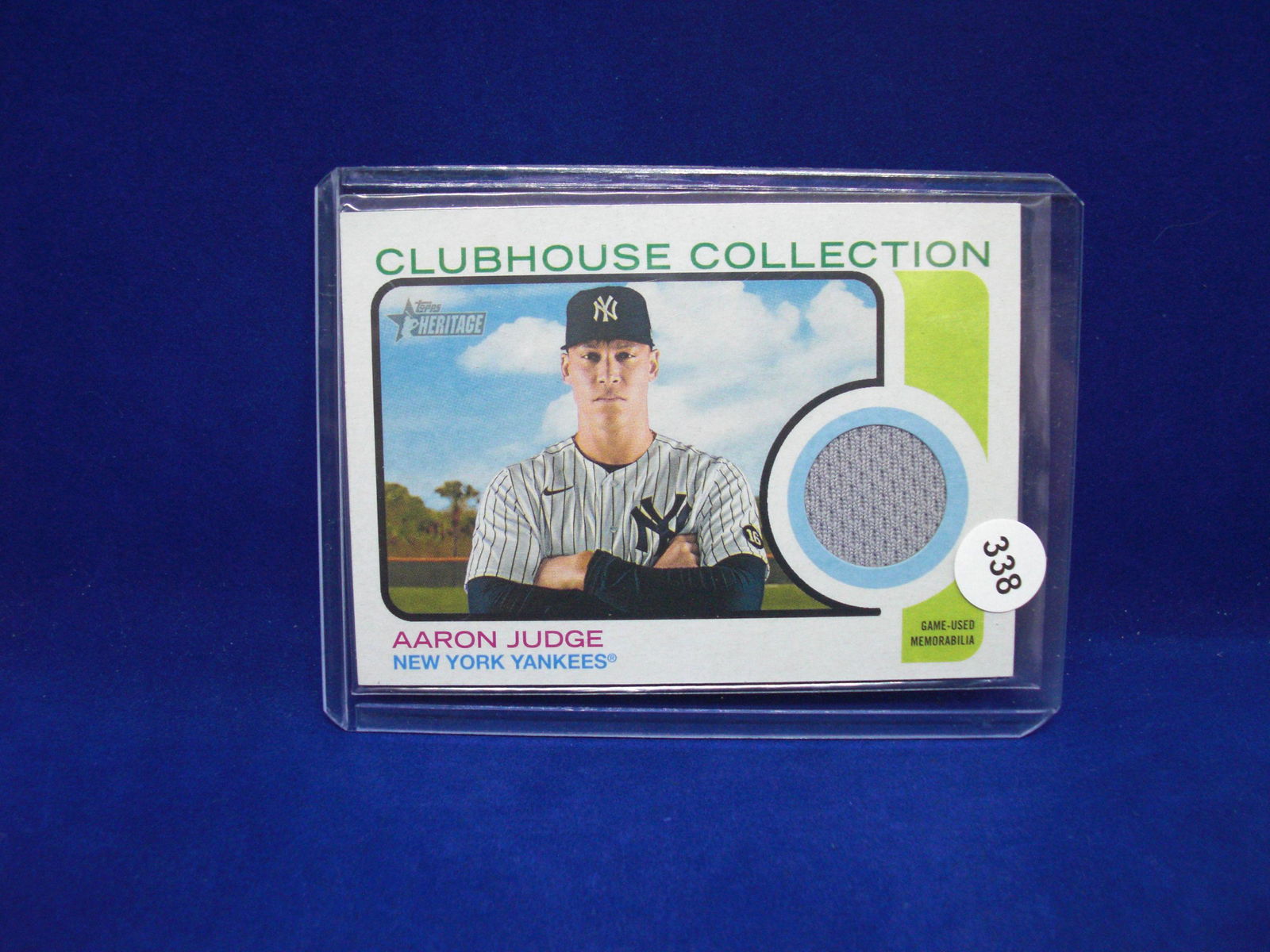 aaron judge game used jersey card (1 of 1)