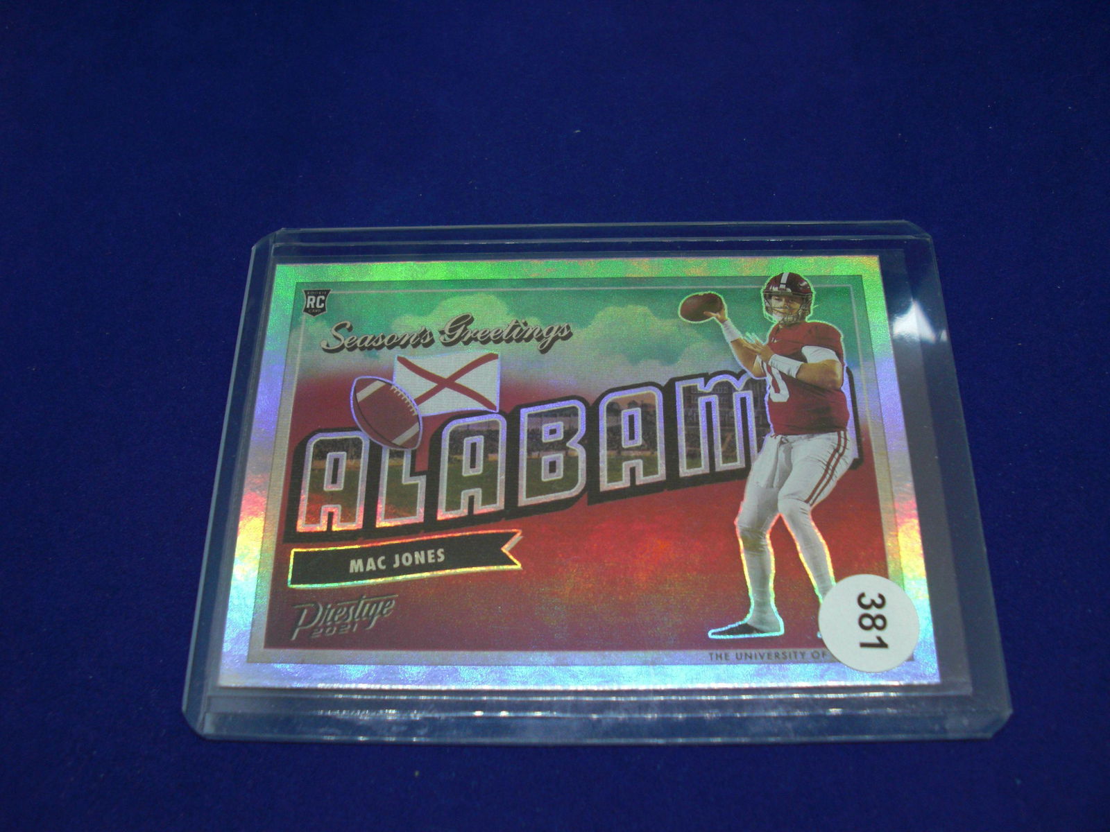 mac jones rookie card (1 of 1)