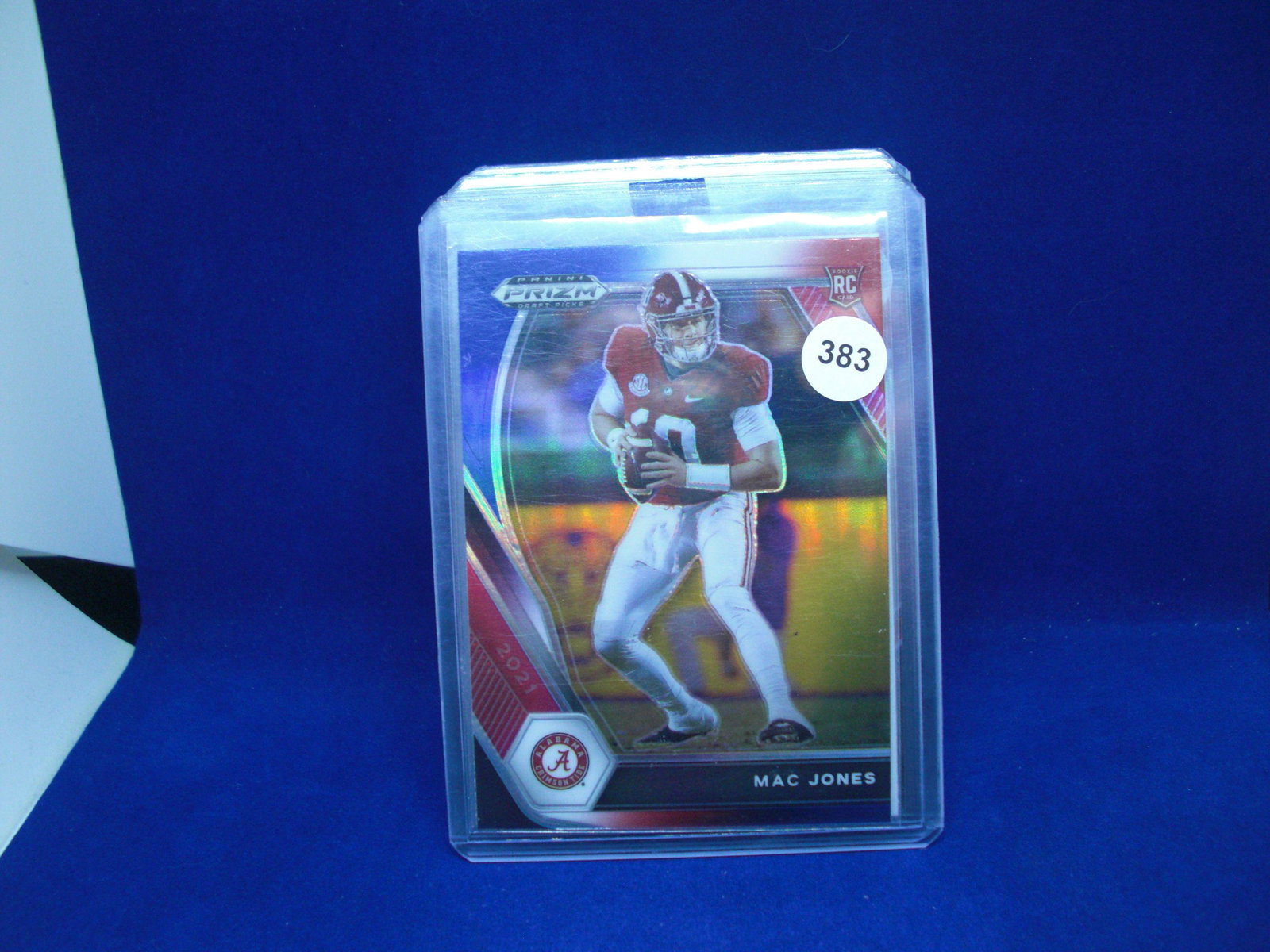 mac jones rookie card: red white blue prizm