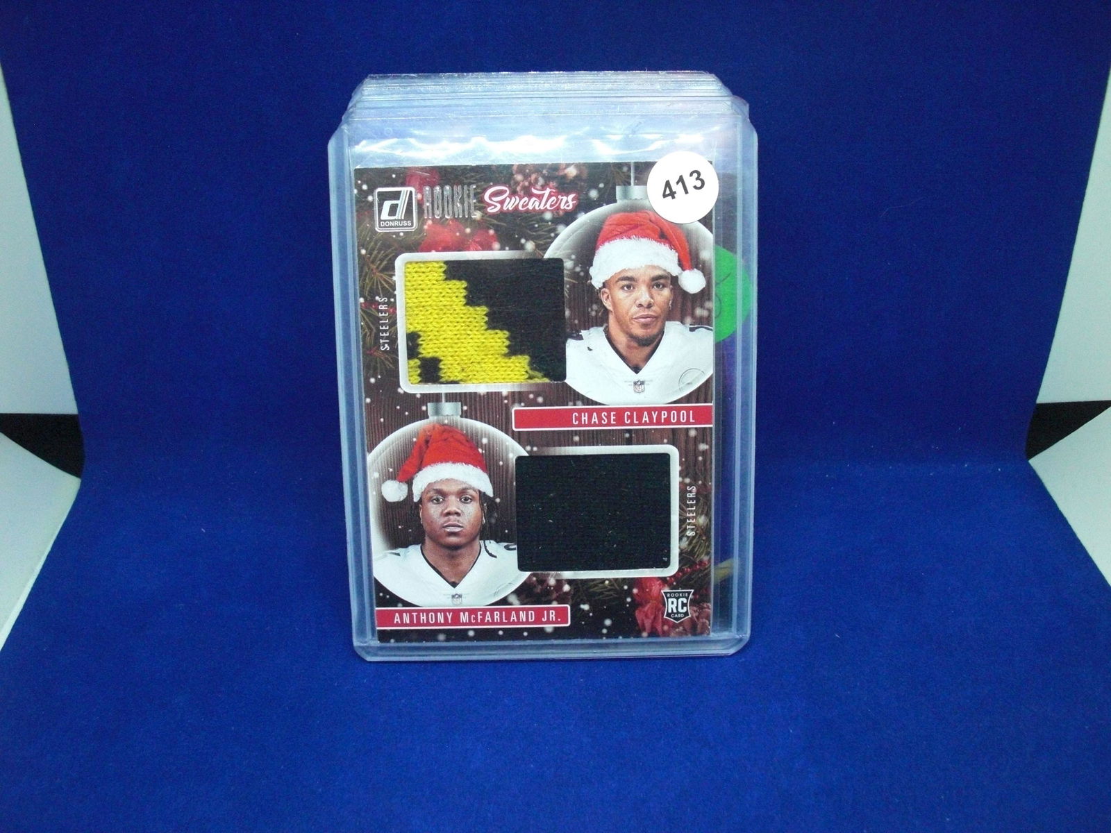 chase claypool anthony mcfarland dual rookie sweater card (1 of 1)