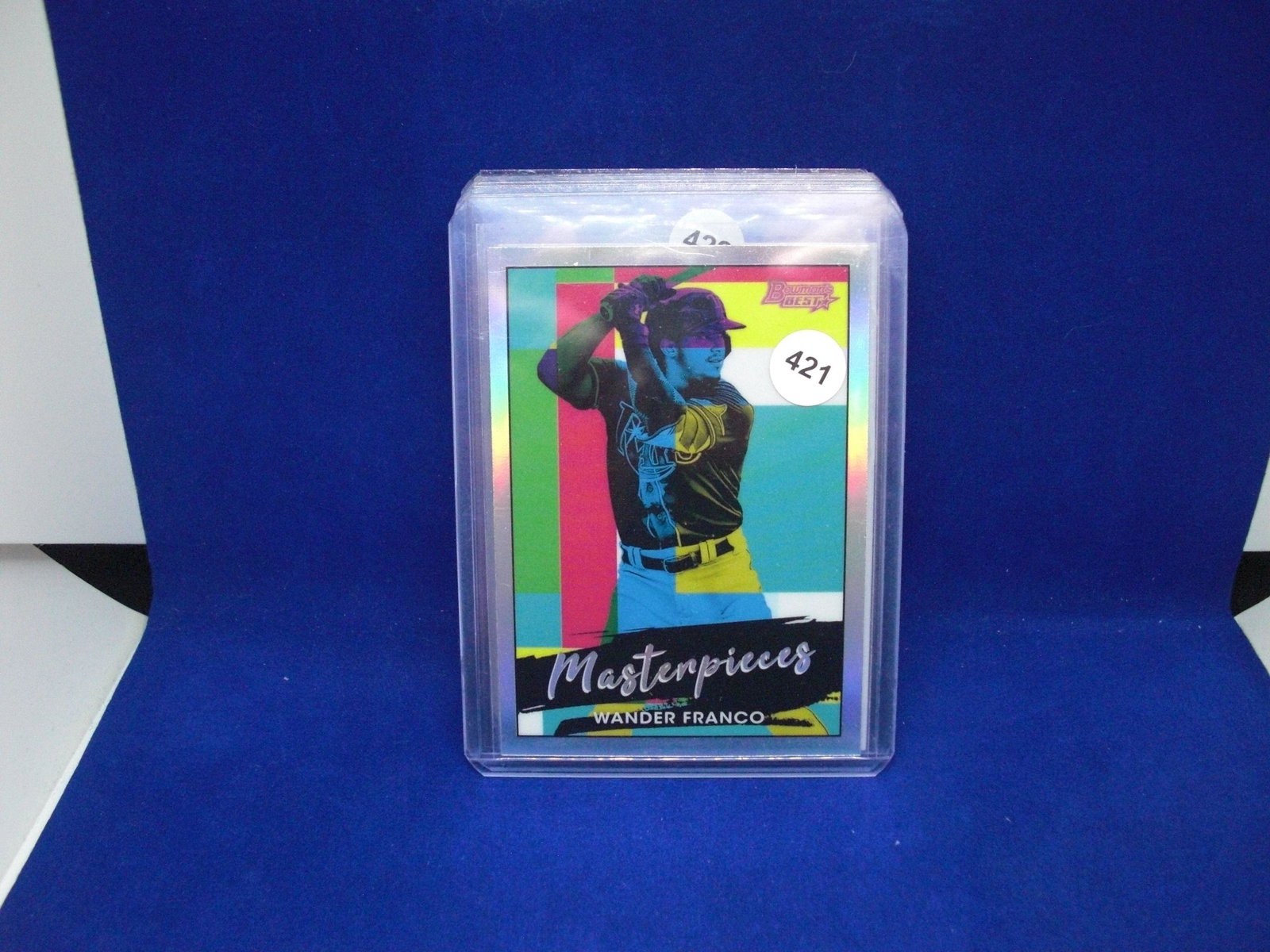 wander franco rookie card: bowmans best masterpieces