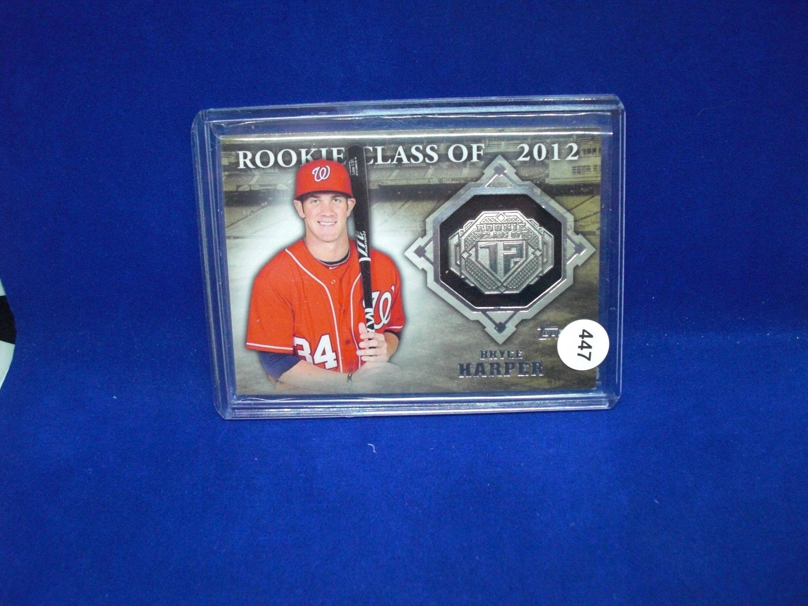 bryce harper class of 2012 commemorative relic: bryce harper class of 2012 commemorative relic