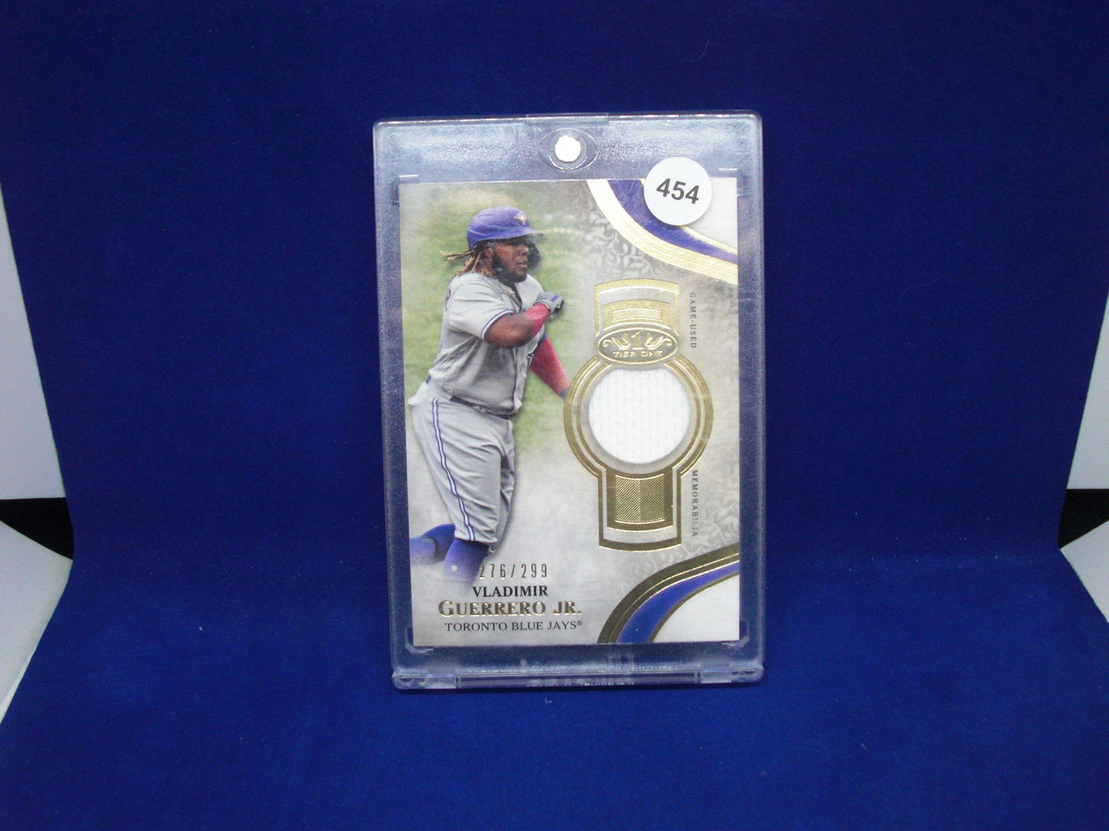 topps tier one vladimir guererro jr jersey card (1 of 1)