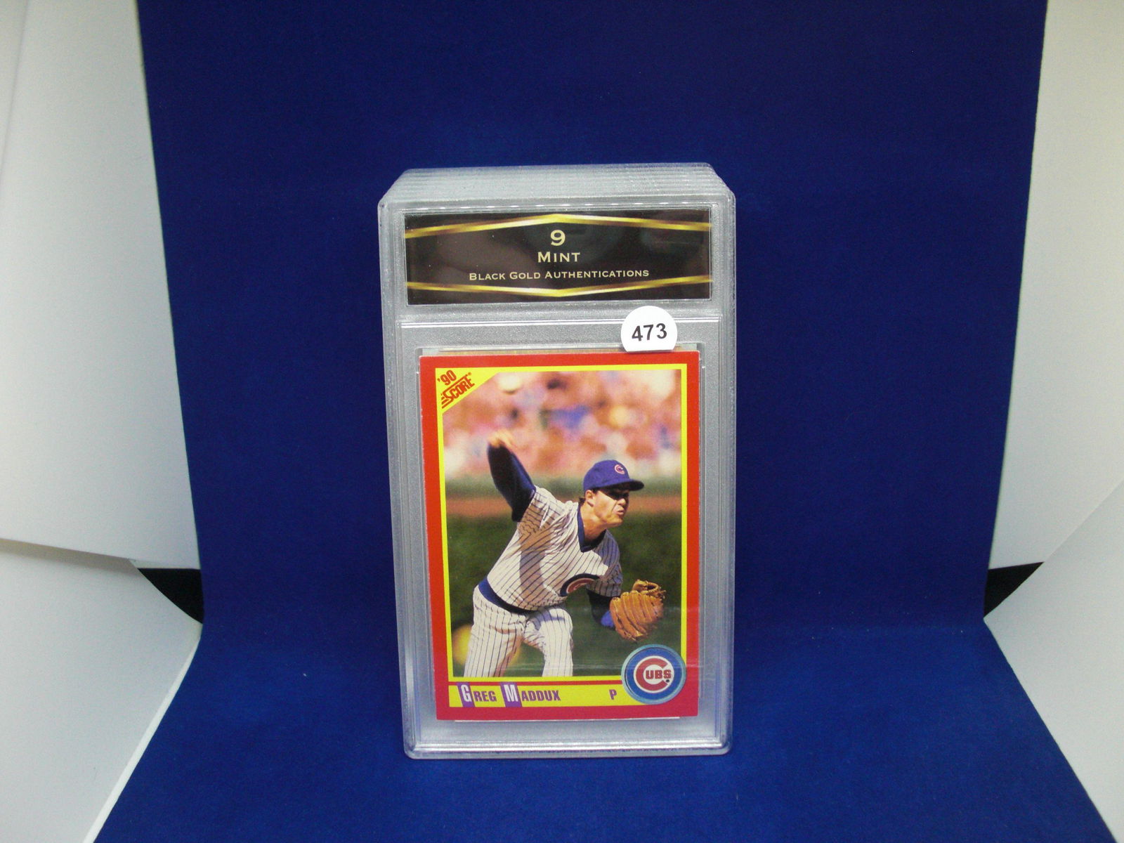 BGA graded 9 greg maddux 1990 score (1 of 1)