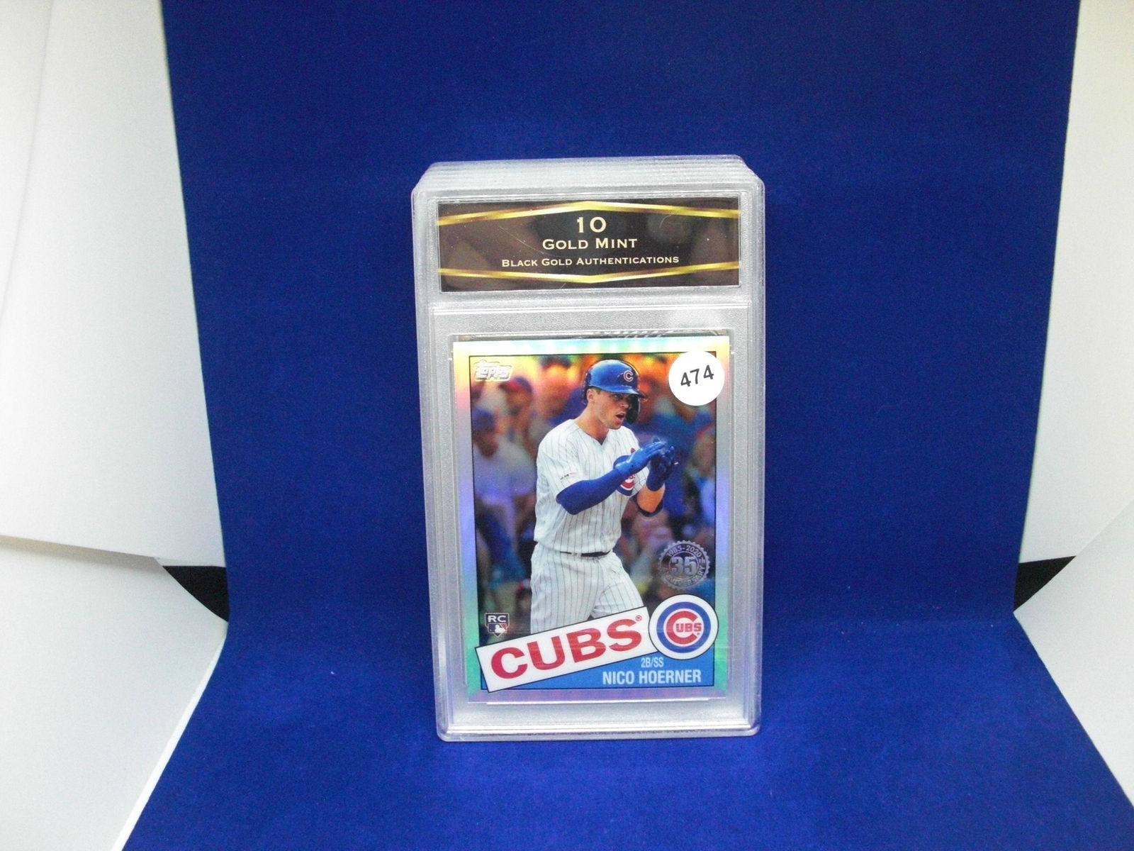 BGA graded 10 gold mint nico hoerner rookie: BGA graded 10 gold mint nico hoerner rookie