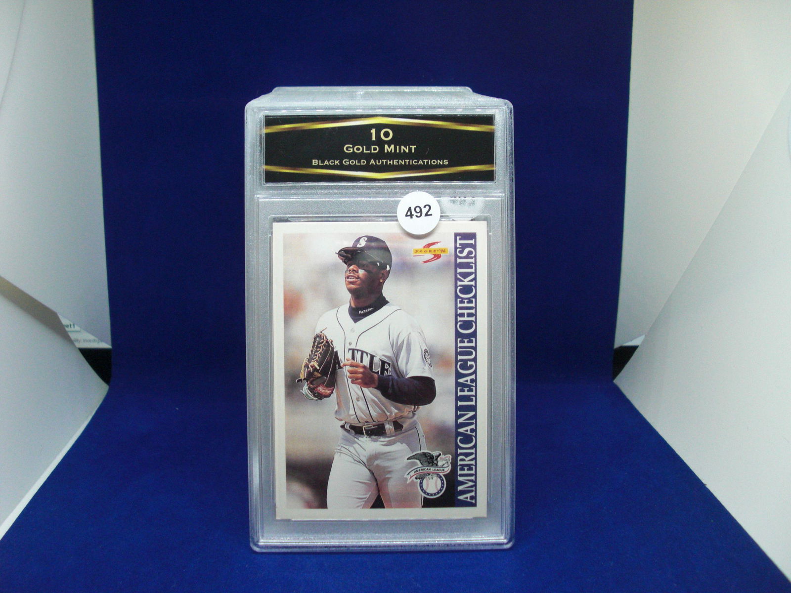 BGA graded 10 gold mint ken griffey jr 1996 score (1 of 1)
