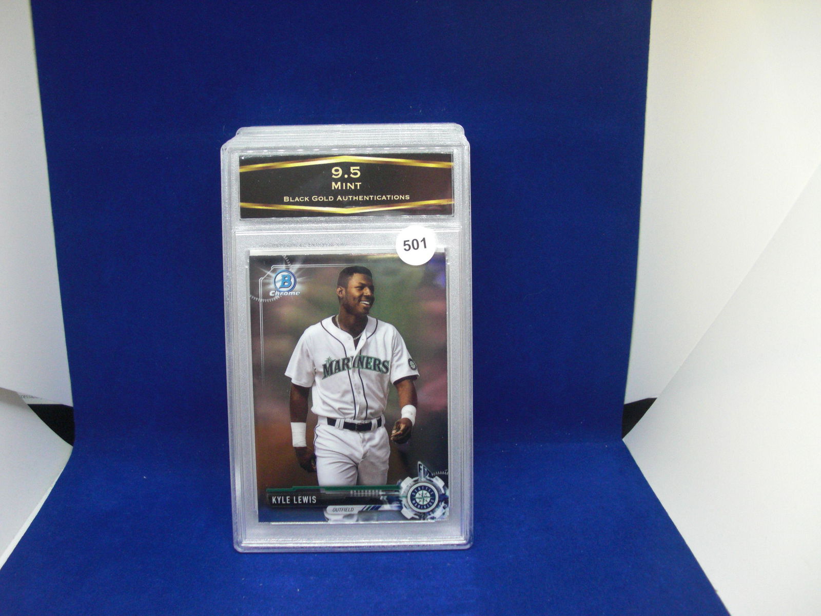 BGA graded 9.5 kyle lewis bowman chrome (1 of 1)