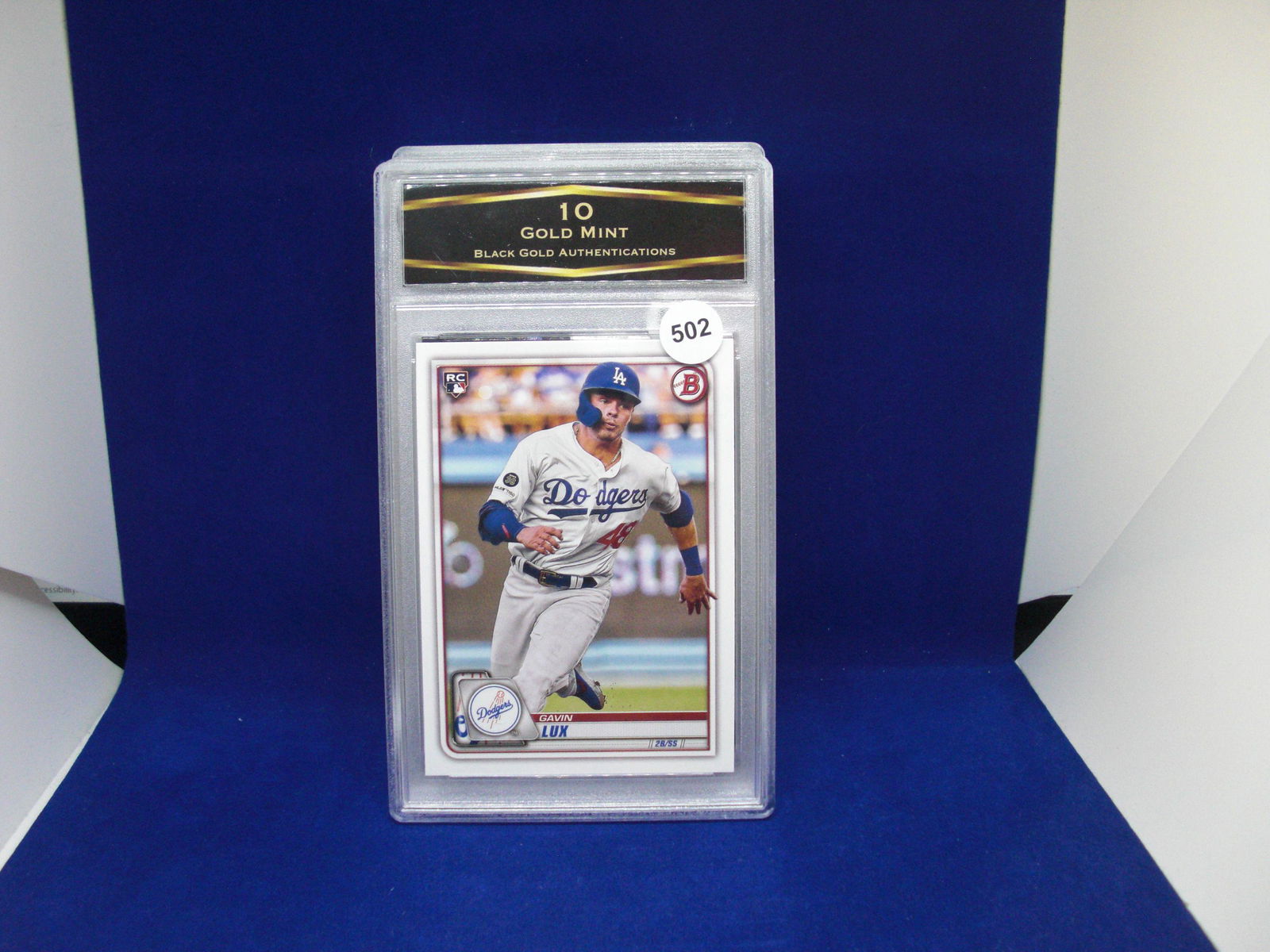 BGA graded 10 gold mint gavin lux rookie (1 of 1)