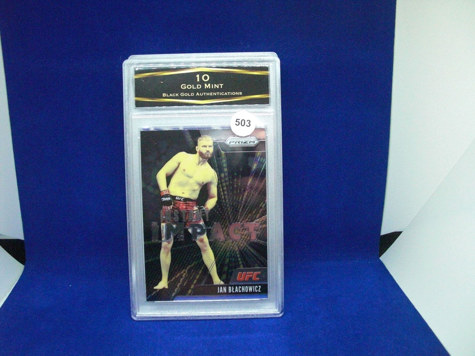 BGA graded 10 gold mint jan blachowicz ufc prizm (1 of 1)