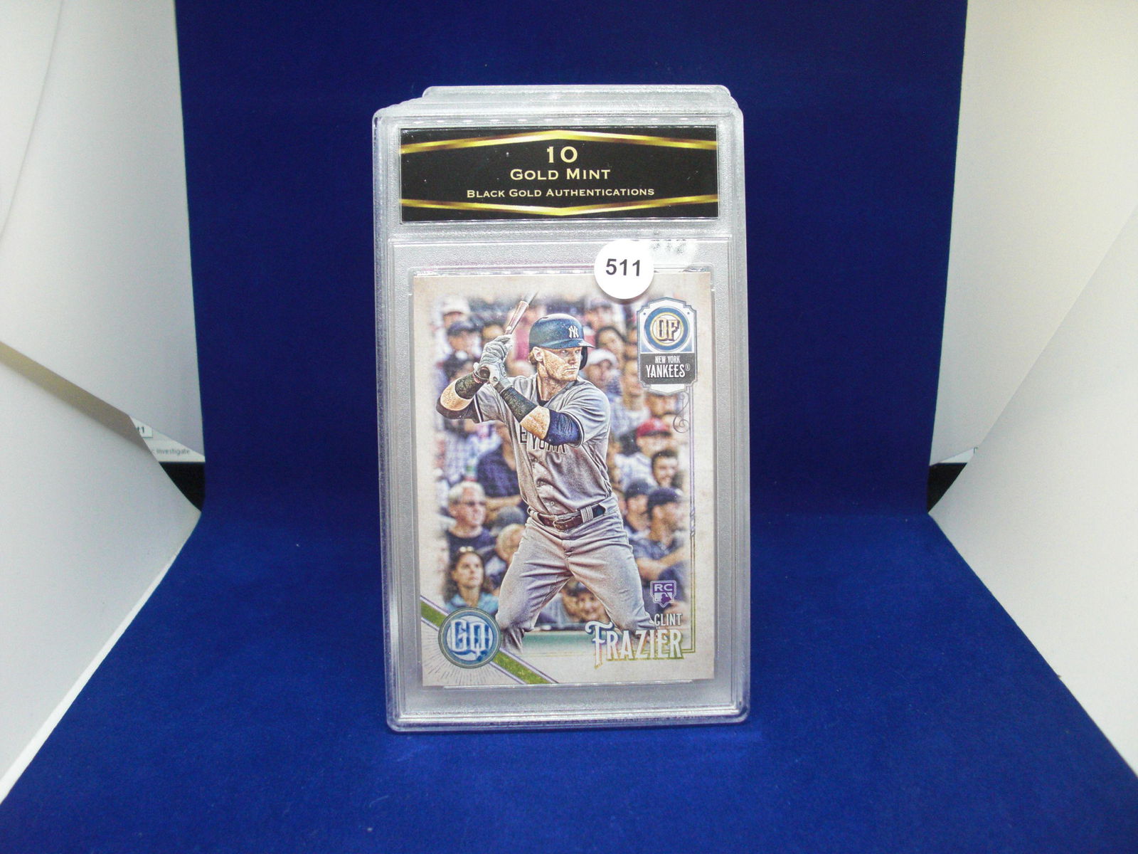 BGA graded 10 gold mint clint frazier rookie (1 of 1)