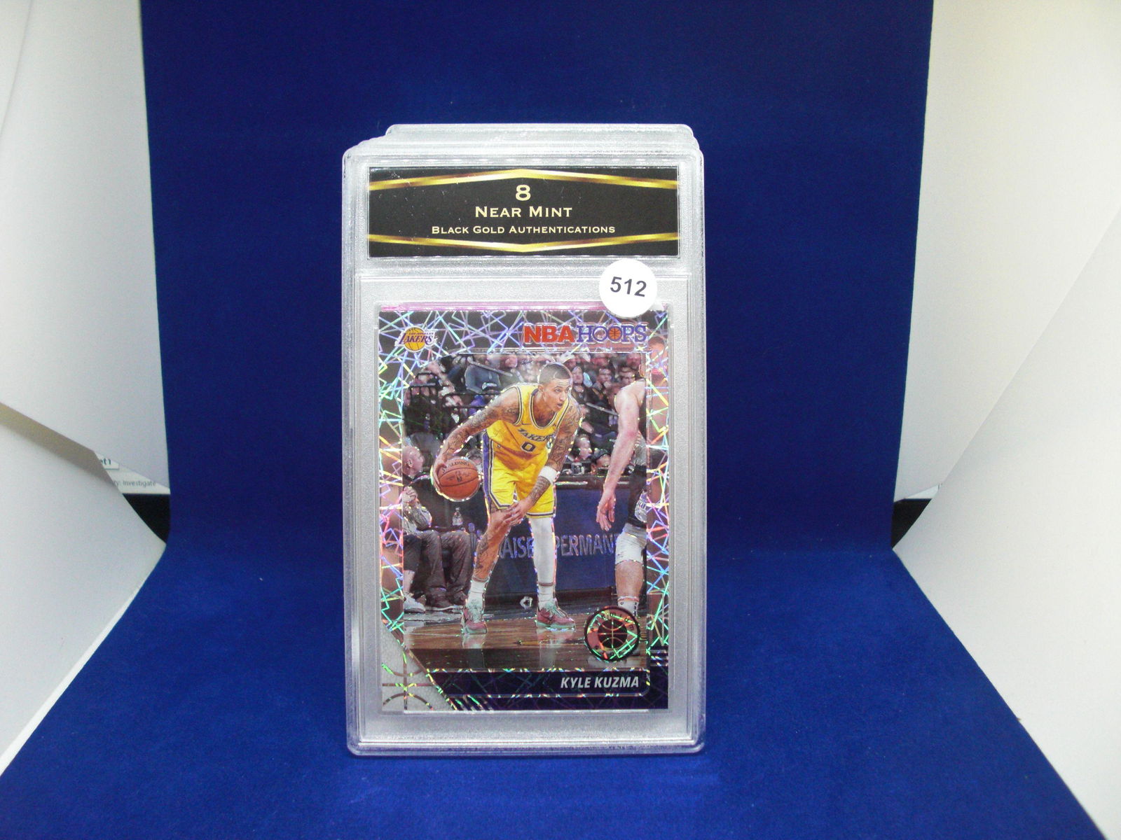 BGA graded 8 kyle kuzma silver lazer: BGA graded 8 kyle kuzma silver lazer