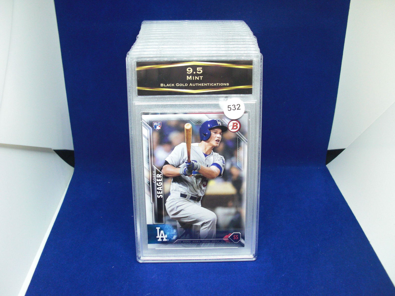 BGA graded 9.5 corey seager rookie card (1 of 1)