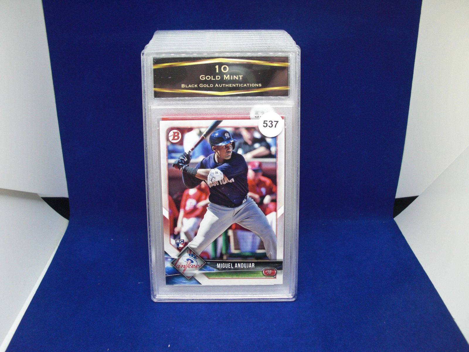 BGA graded 10 gold mint miguel andujar rookie: BGA graded 10 gold mint miguel andujar rookie