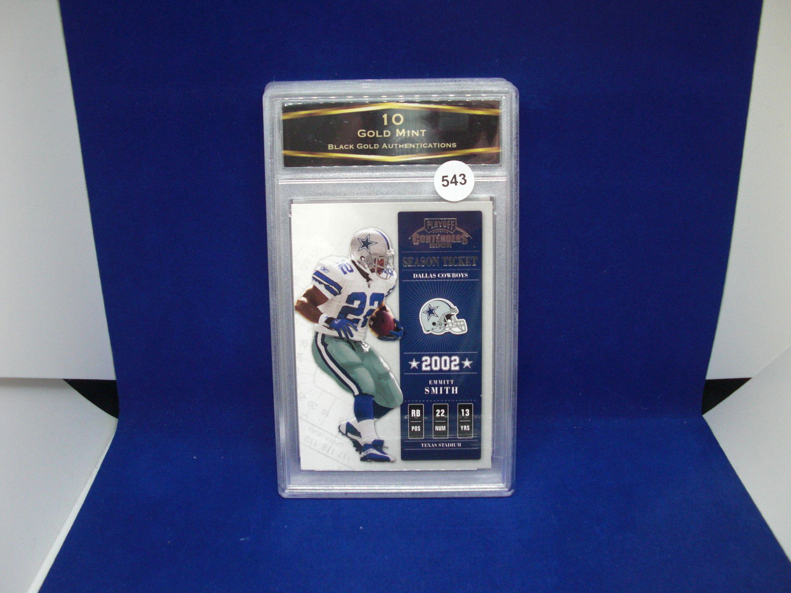 BGA graded 10 gold mint emimitt smith contenders (1 of 1)