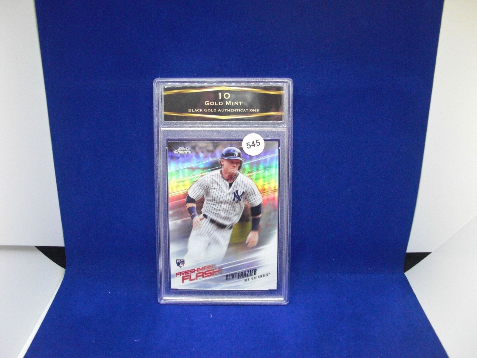 BGA graded 10 gold mint clint frazier rookie: BGA graded 10 gold mint clint frazier rookie
