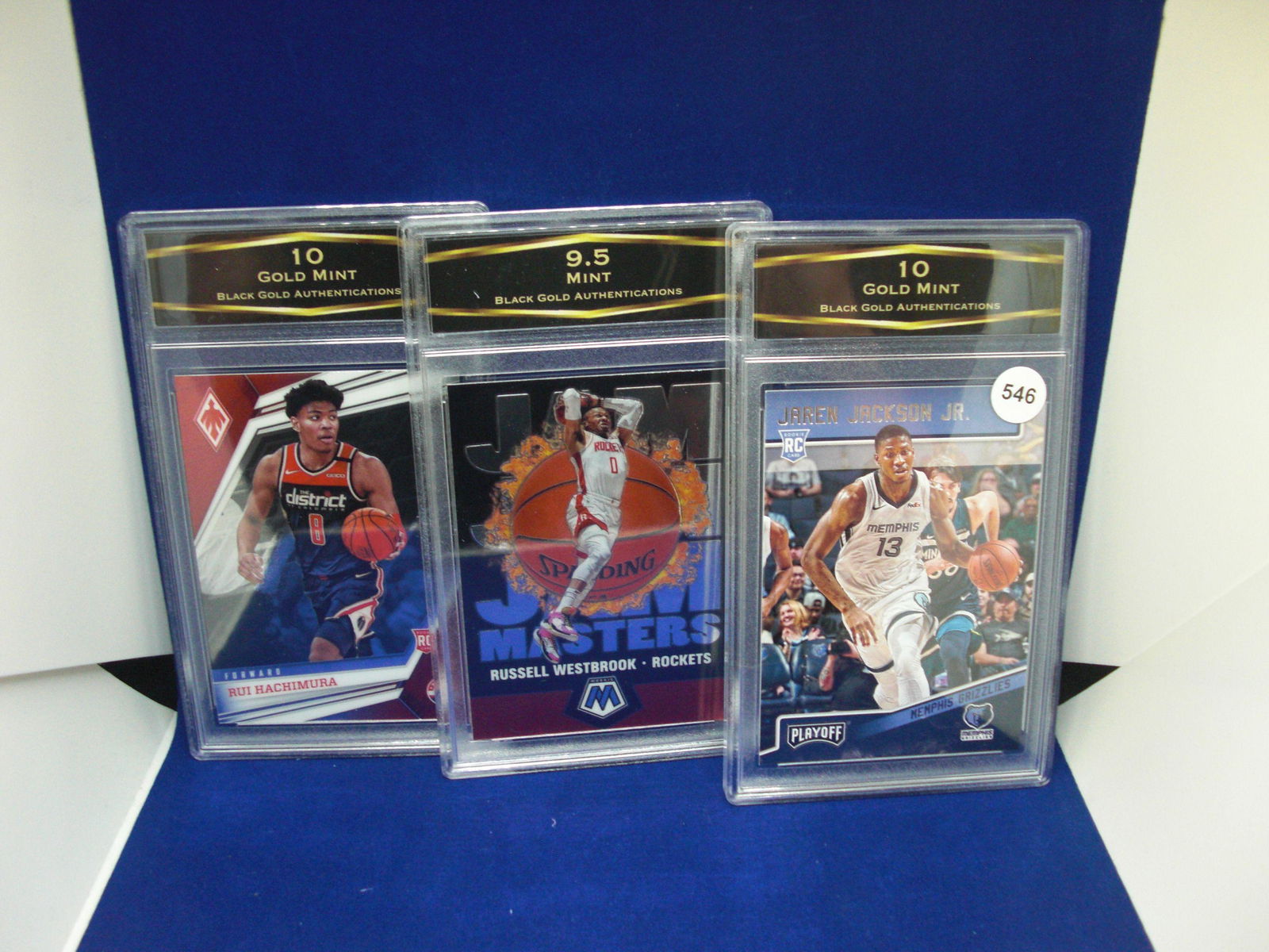 lot of 3 BGA graded basketball cards: lot of 3 BGA graded basketball cards