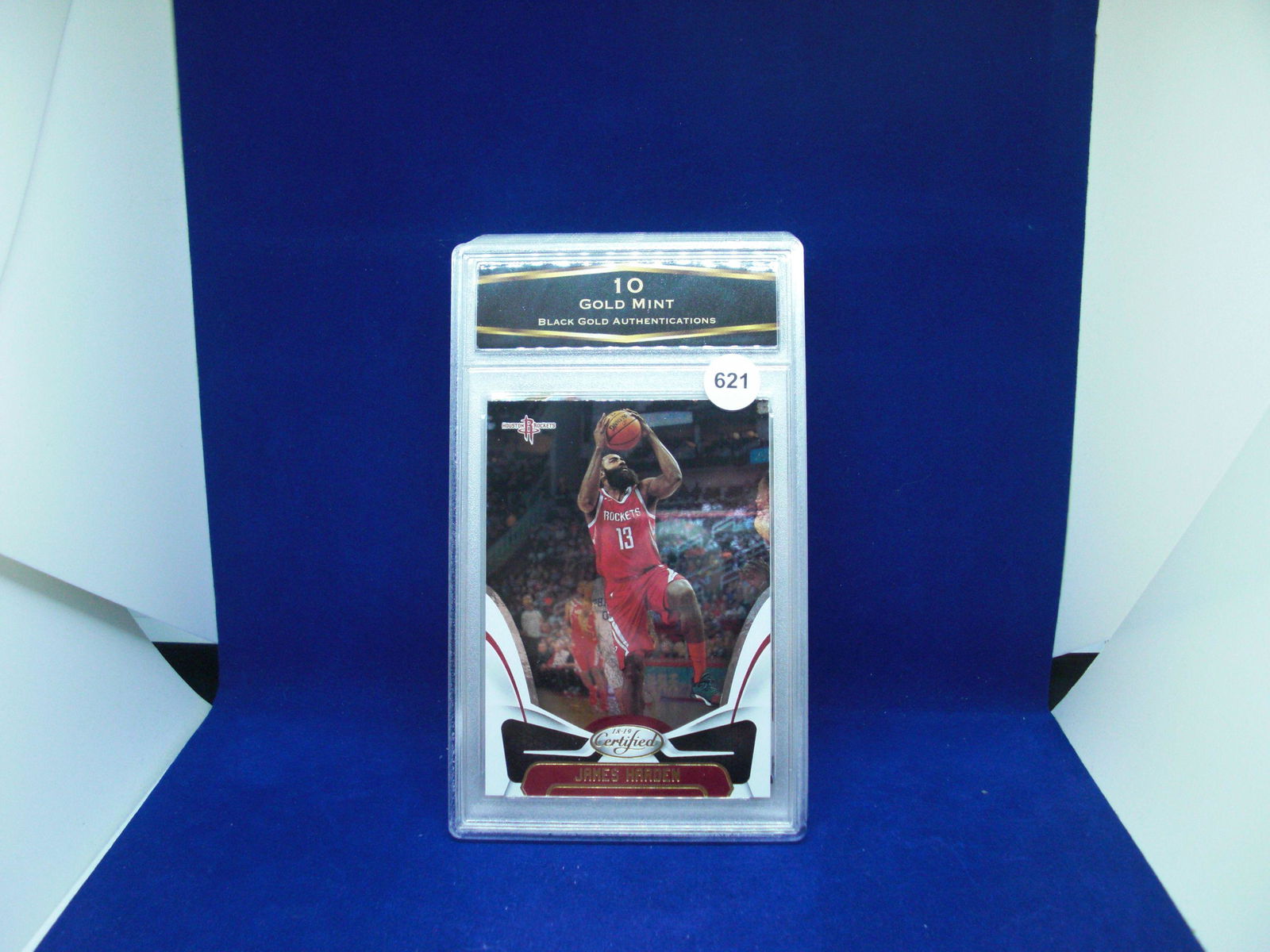 BGA graded 10 gold mint james harden certified (1 of 1)